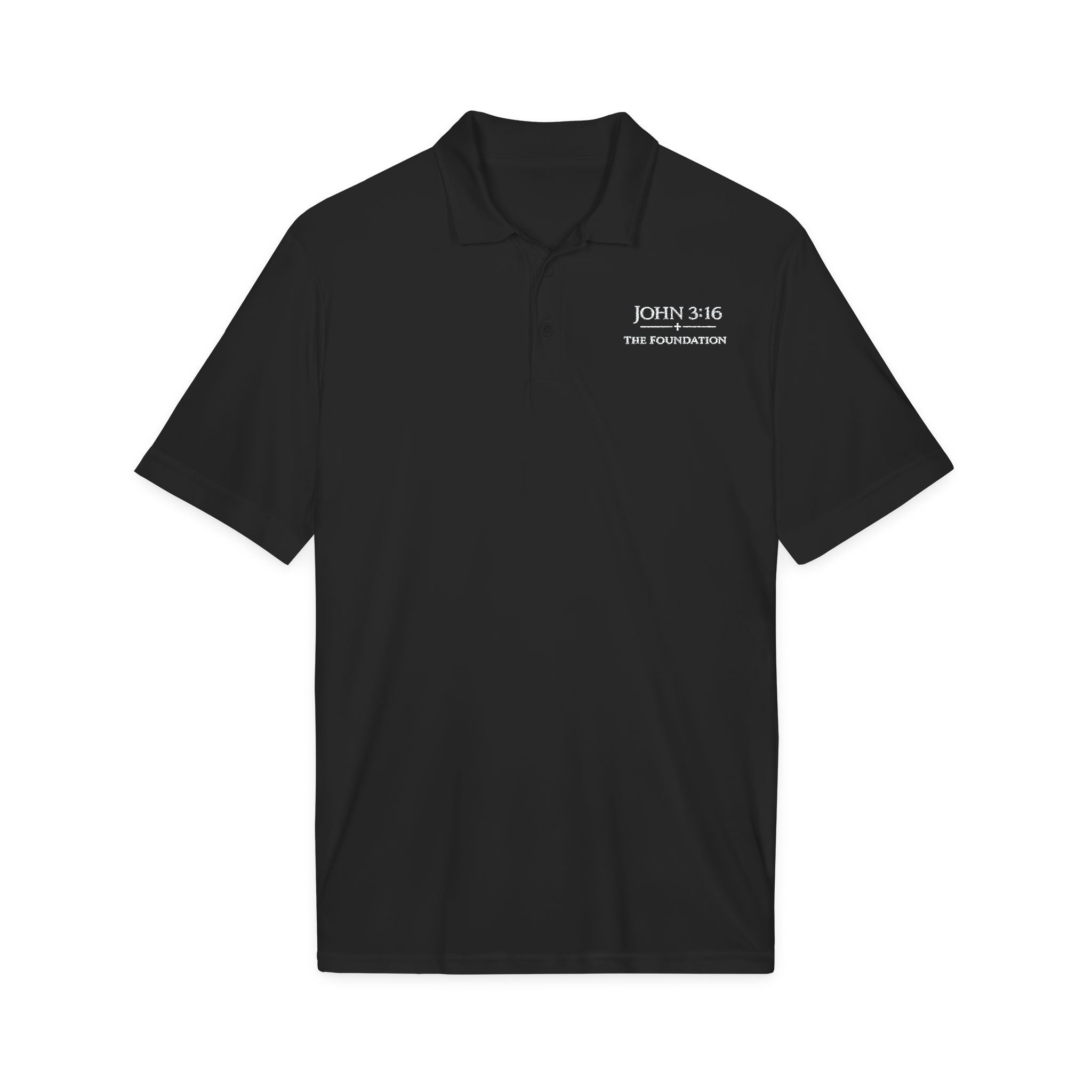 John 3:16 — Embroidered Polo  The Foundation Collection