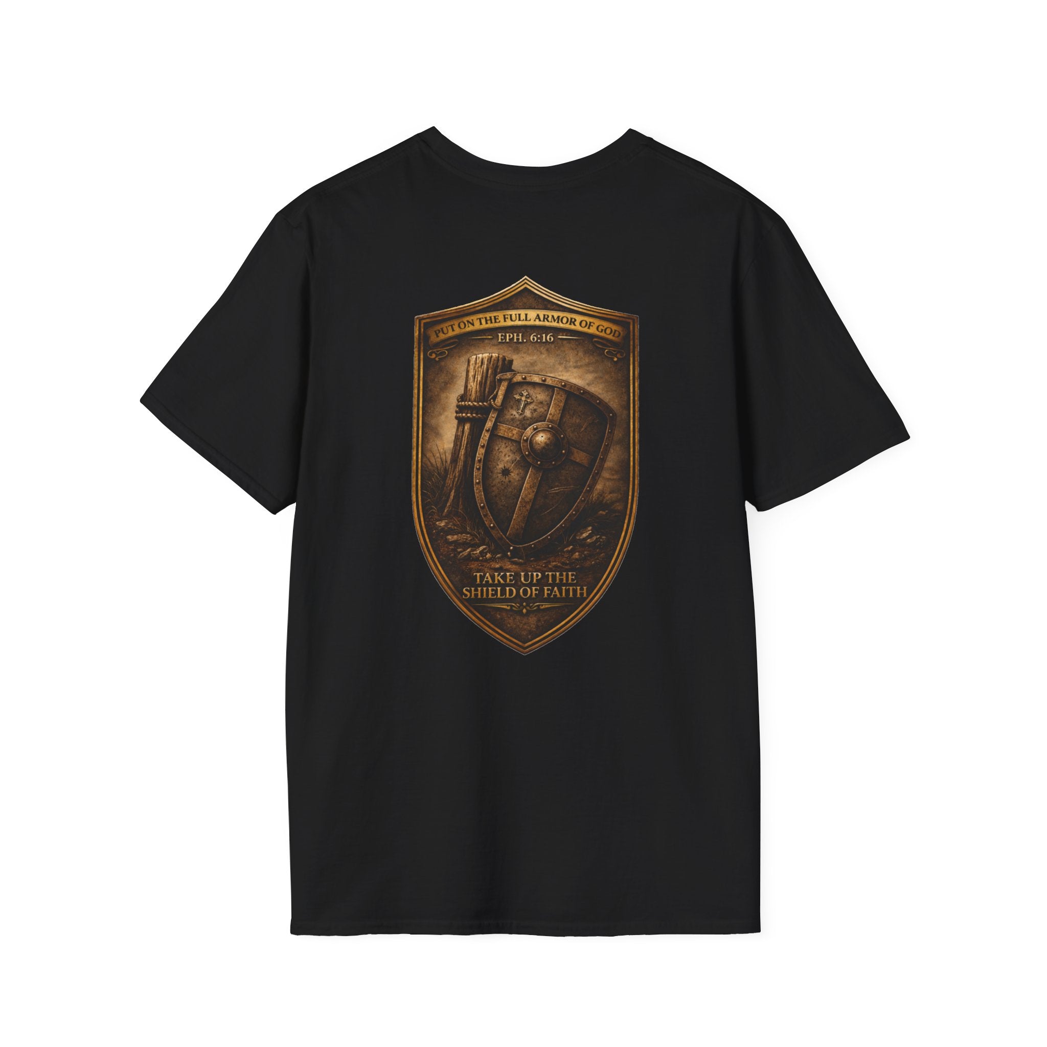 The Armor  — Ephesians 6:16 — In Plain Clothes Tee