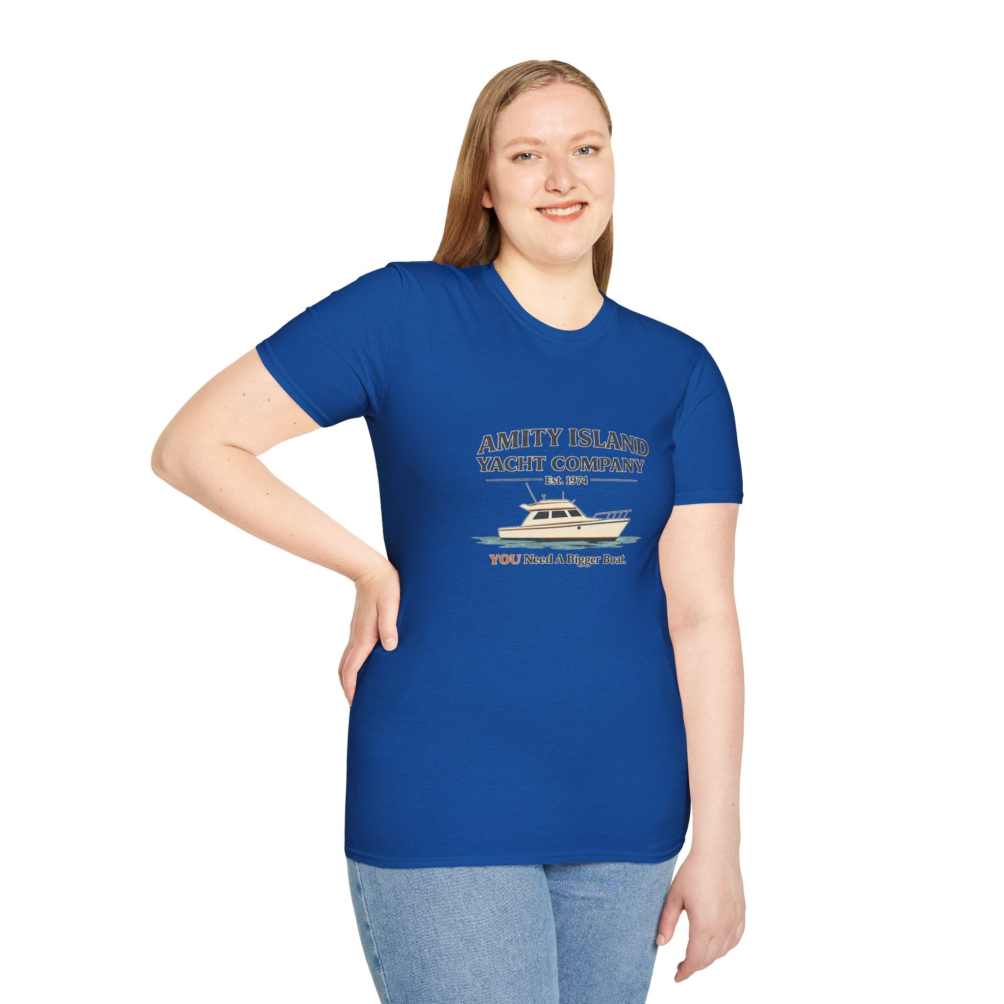 Amity Island Yacht Company T-Shirt — Vintage Literary Humor Tee