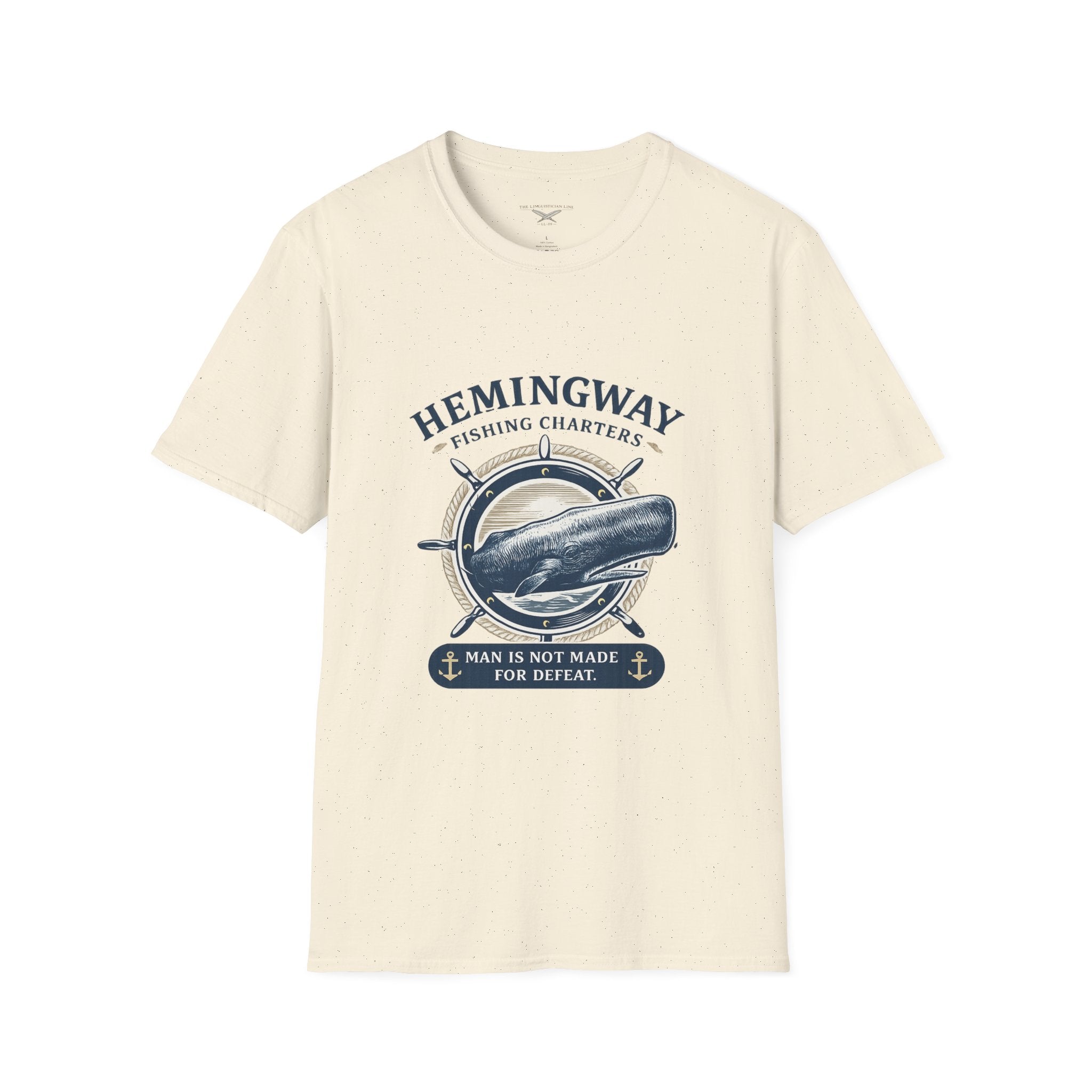 Hemingway Fishing Charters Tee – Vintage Literary Humor Tee