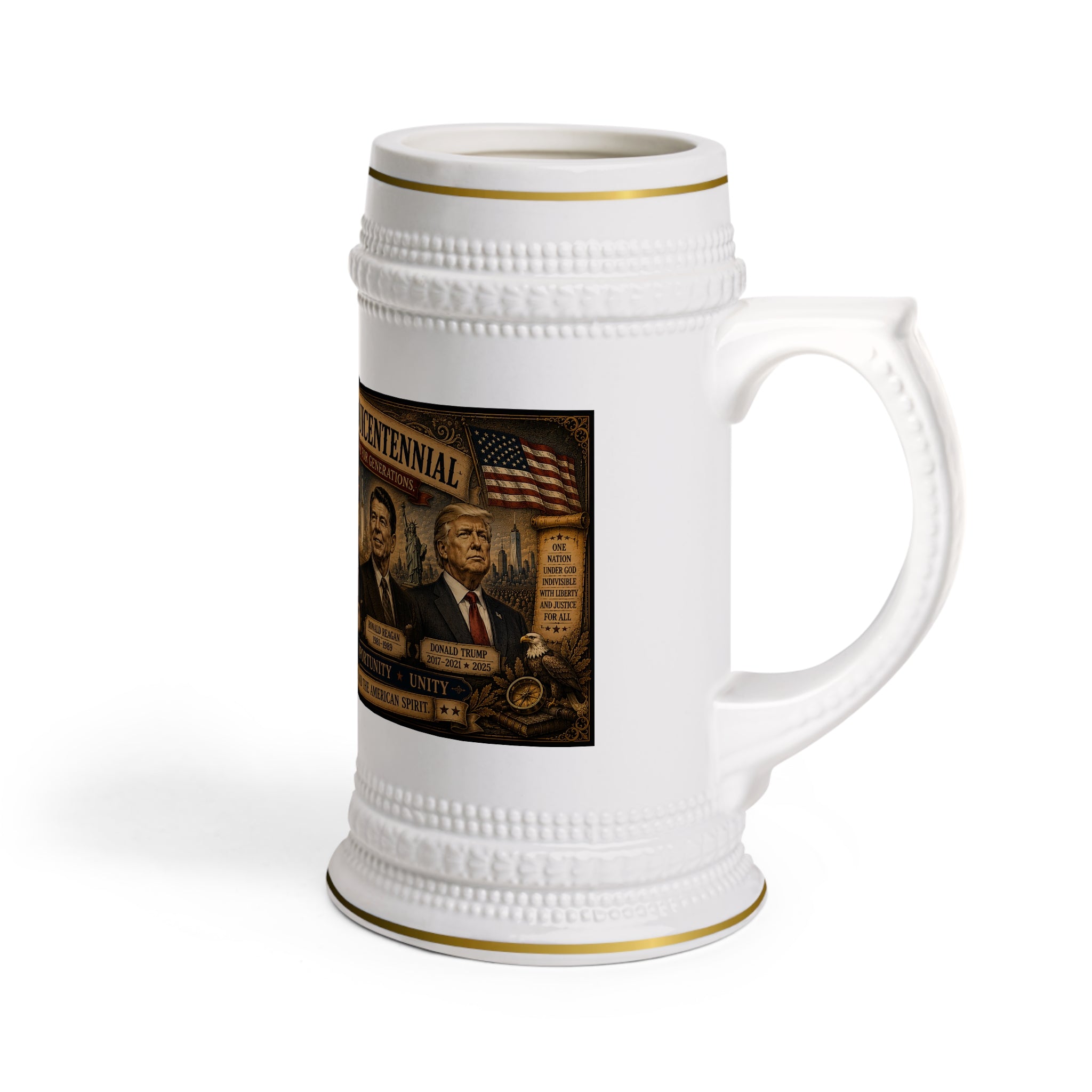 The American Bisesquicentennial Stein:  1776–2026 • A Commemorative Edition from Bard & Beyond