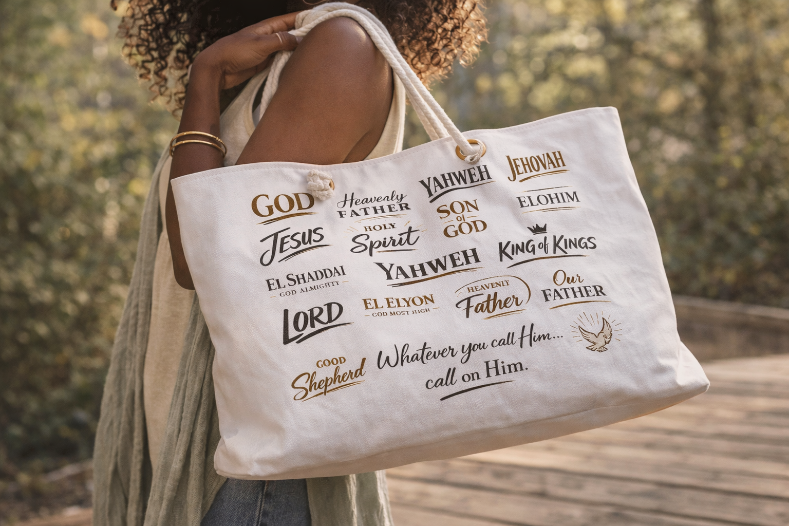 Weekender Bag – "Call on Him"     From The Foundation