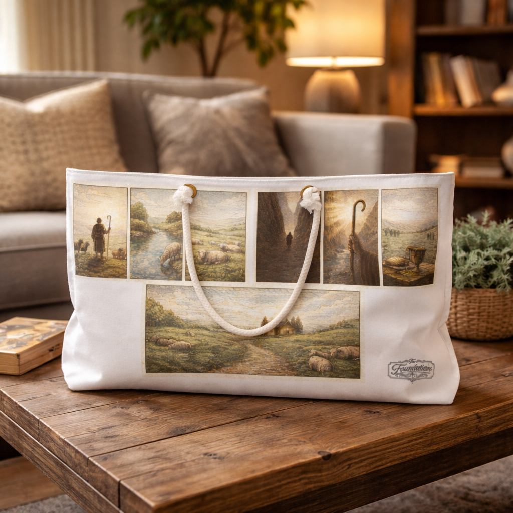 Weekender Bag -- Psalm 23    From The Foundation