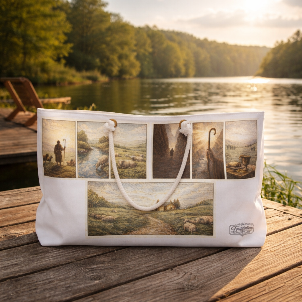 Weekender Bag -- Psalm 23    From The Foundation