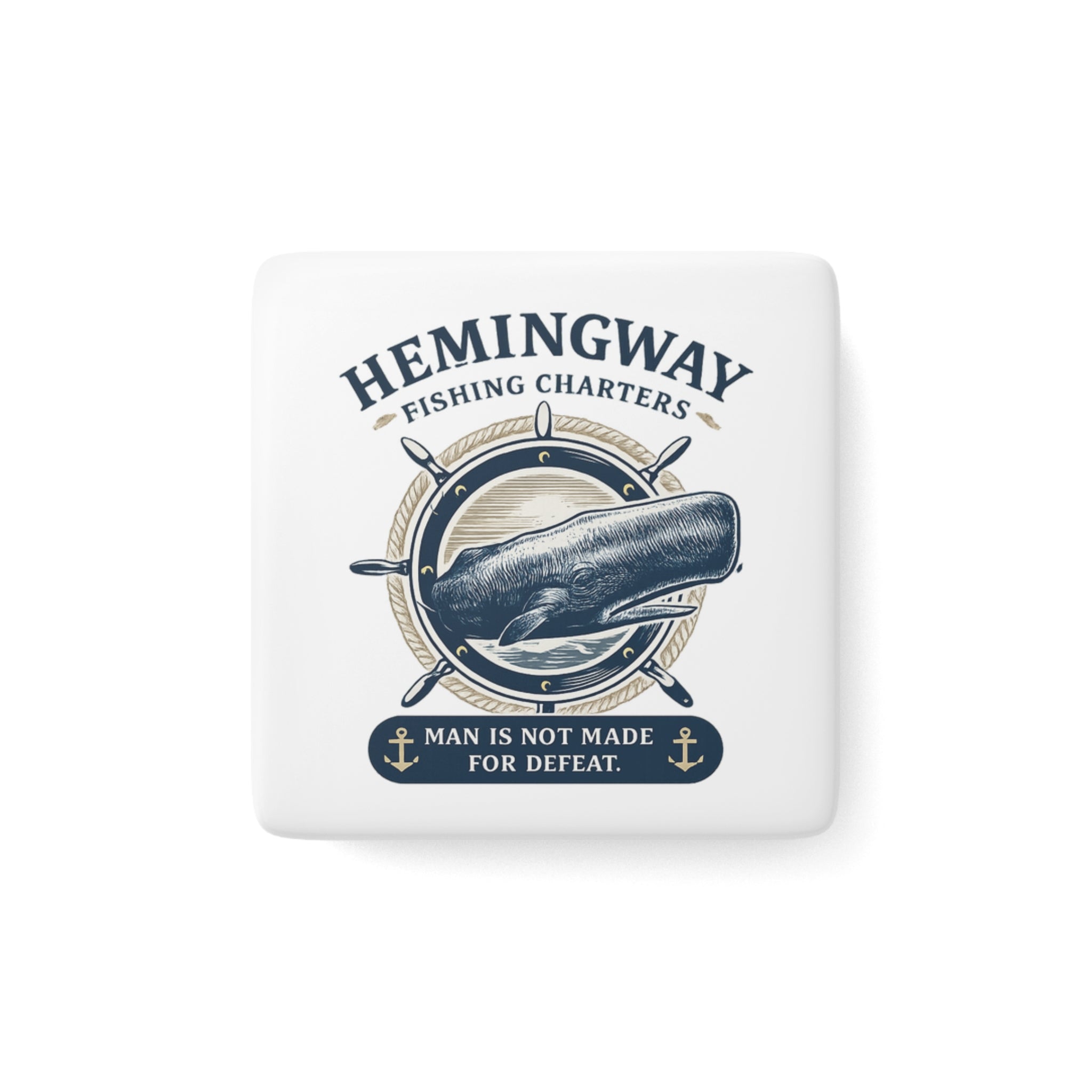 Hemingway Fishing Charters — Porcelain Magnet  From The Author’s Gallery