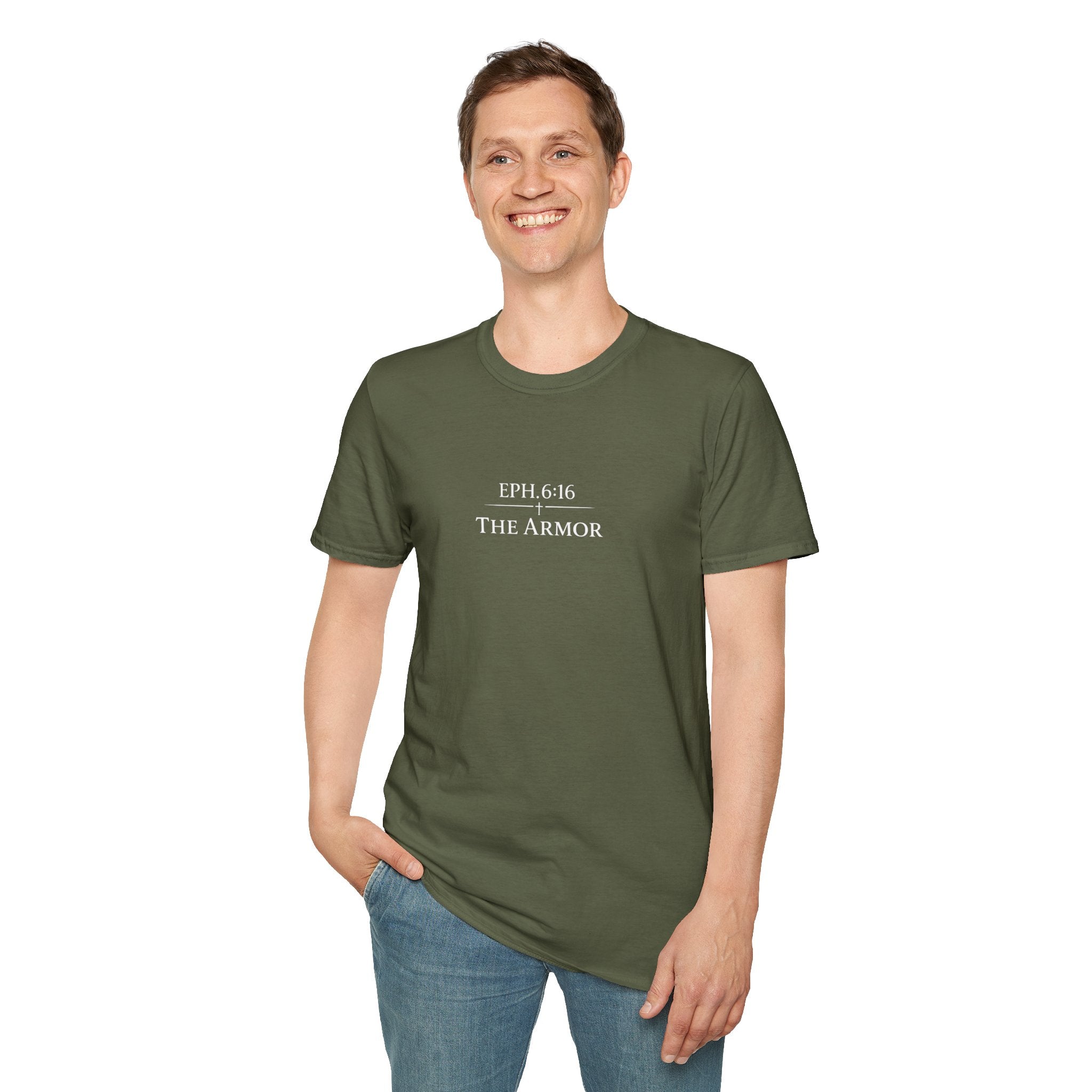 The Armor  — Ephesians 6:16 — In Plain Clothes Tee
