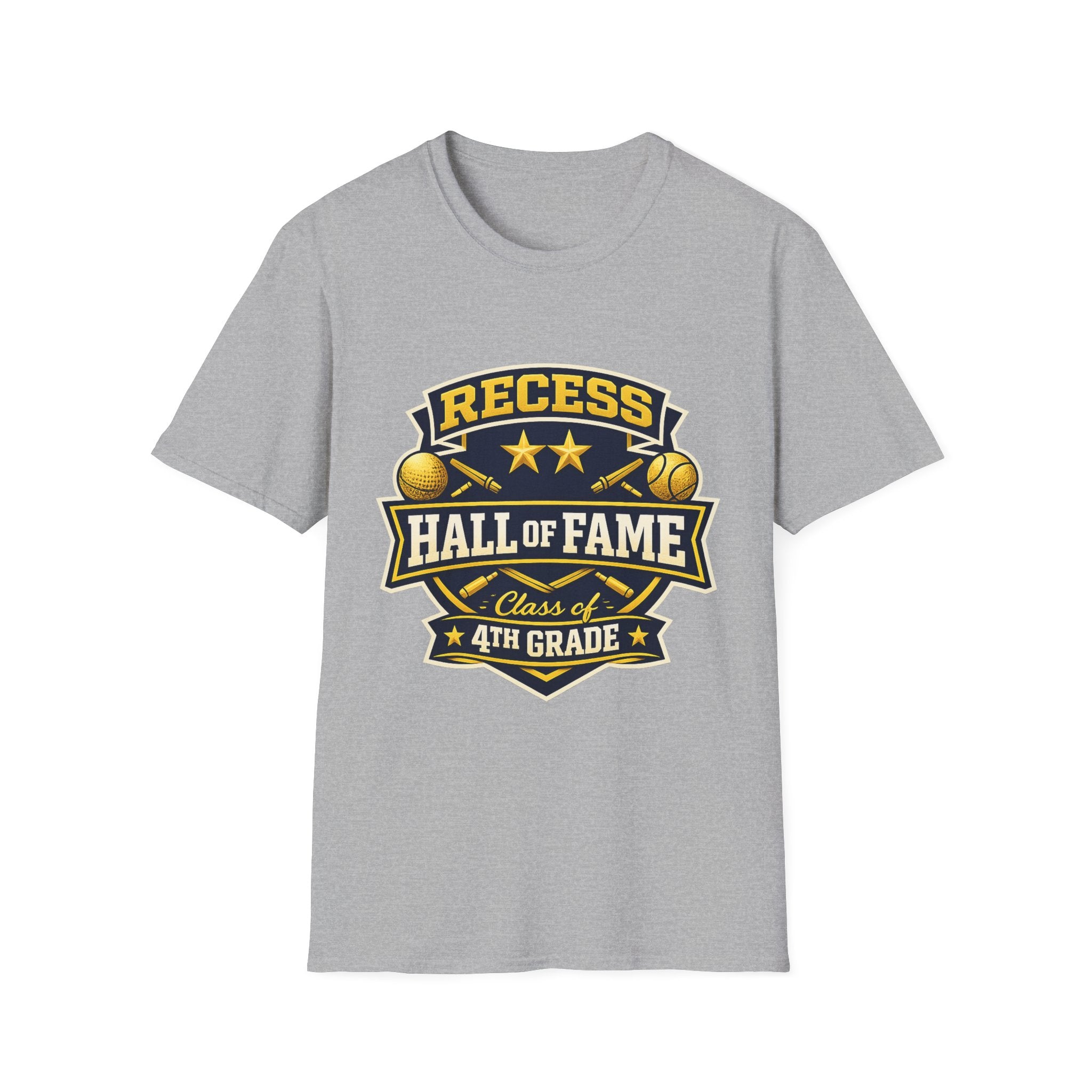 Recess Hall of Fame 4th Grade T-Shirt