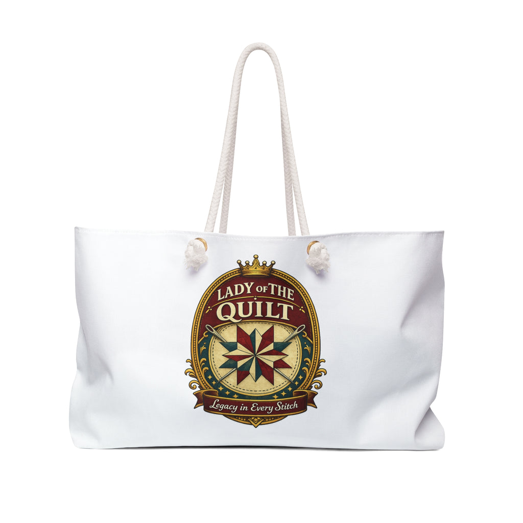 Lady of the Quilt weekender bag