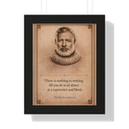 Hemingway — Framed Vintage Literary Print — The Author’s Gallery