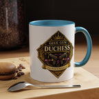 Glue Gun Duchess Coffee Mug — "Her Bond Is Permanent" Accent Ceramic Mug