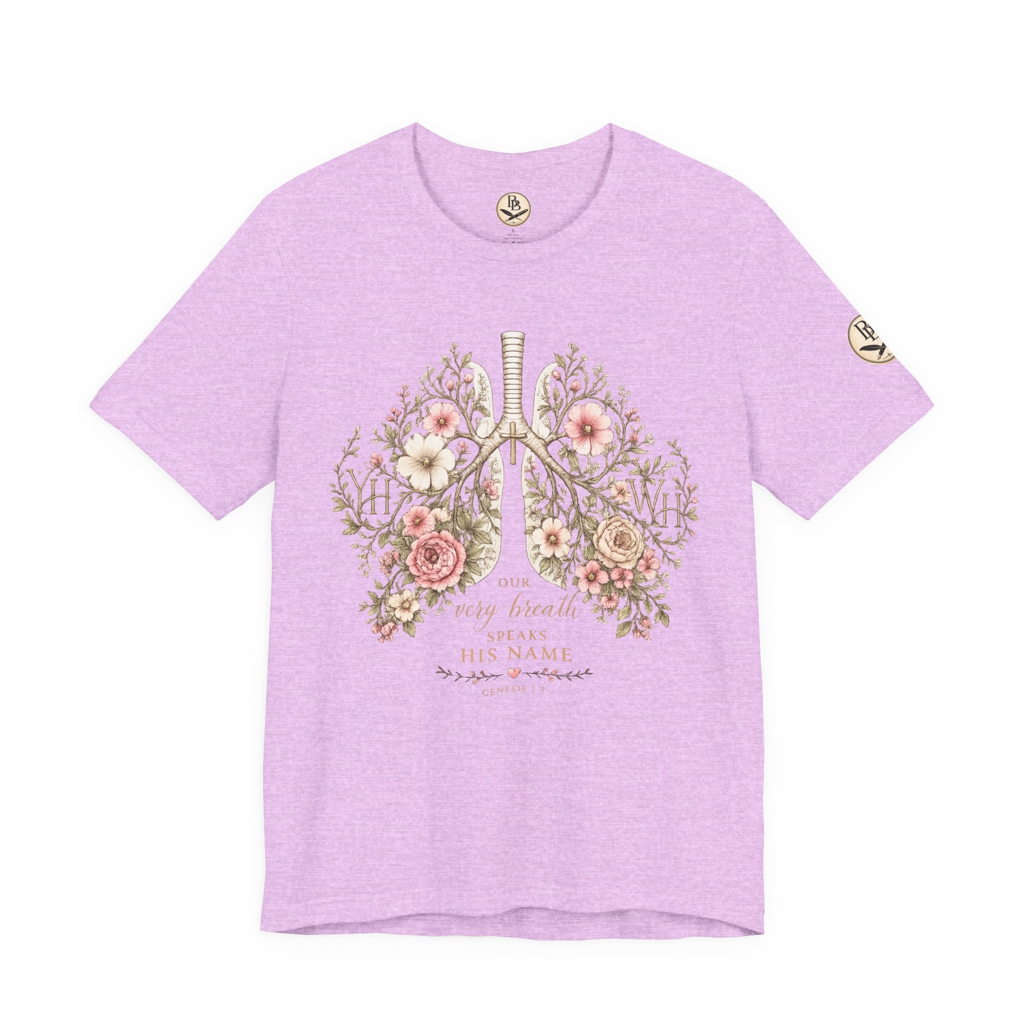 Every Breath Speaks His Name -- Genesis 2:7 (Botanical Lung Design)