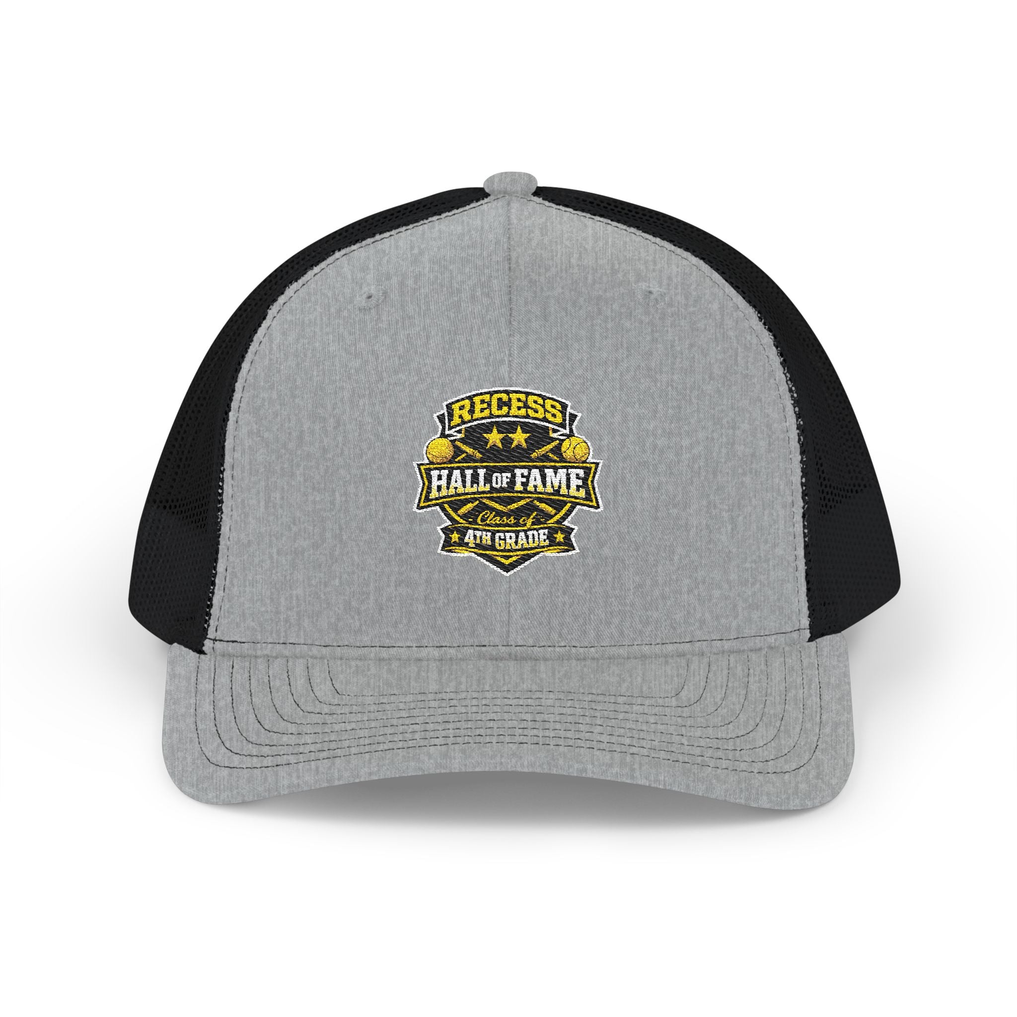 Recess Hall Of Fame, Class of Fourth Grade -- Embroidered Trucker Cap