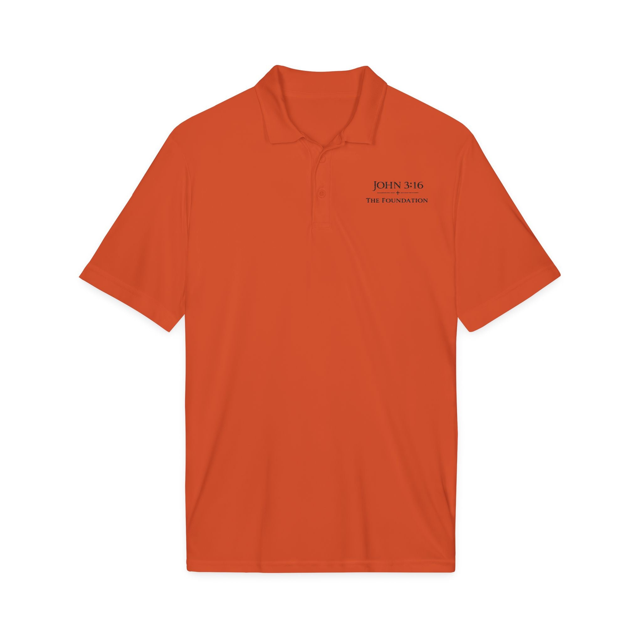 John 3:16 — Embroidered Polo   The Foundation Collection (Light colors)