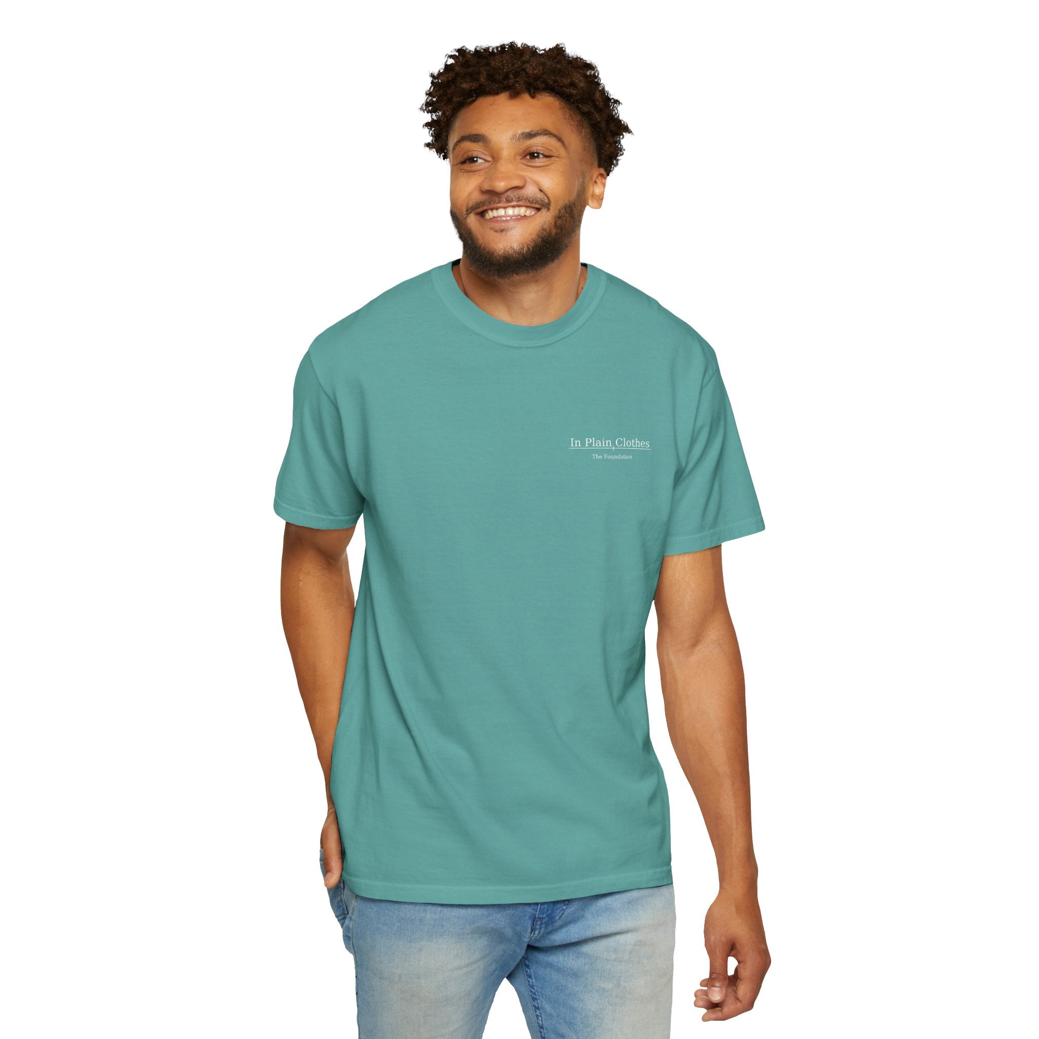 In Plain Clothes— Stand Firm Comfort Colors Tee (Galatians 5:1)