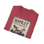 Hamlet Skull & Sexton Services T-Shirt — Vintage Literary Humor Tee