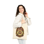 Quilter Tote Bag — "Lady of the Quilt" Cotton Canvas Shopping & Project Bag