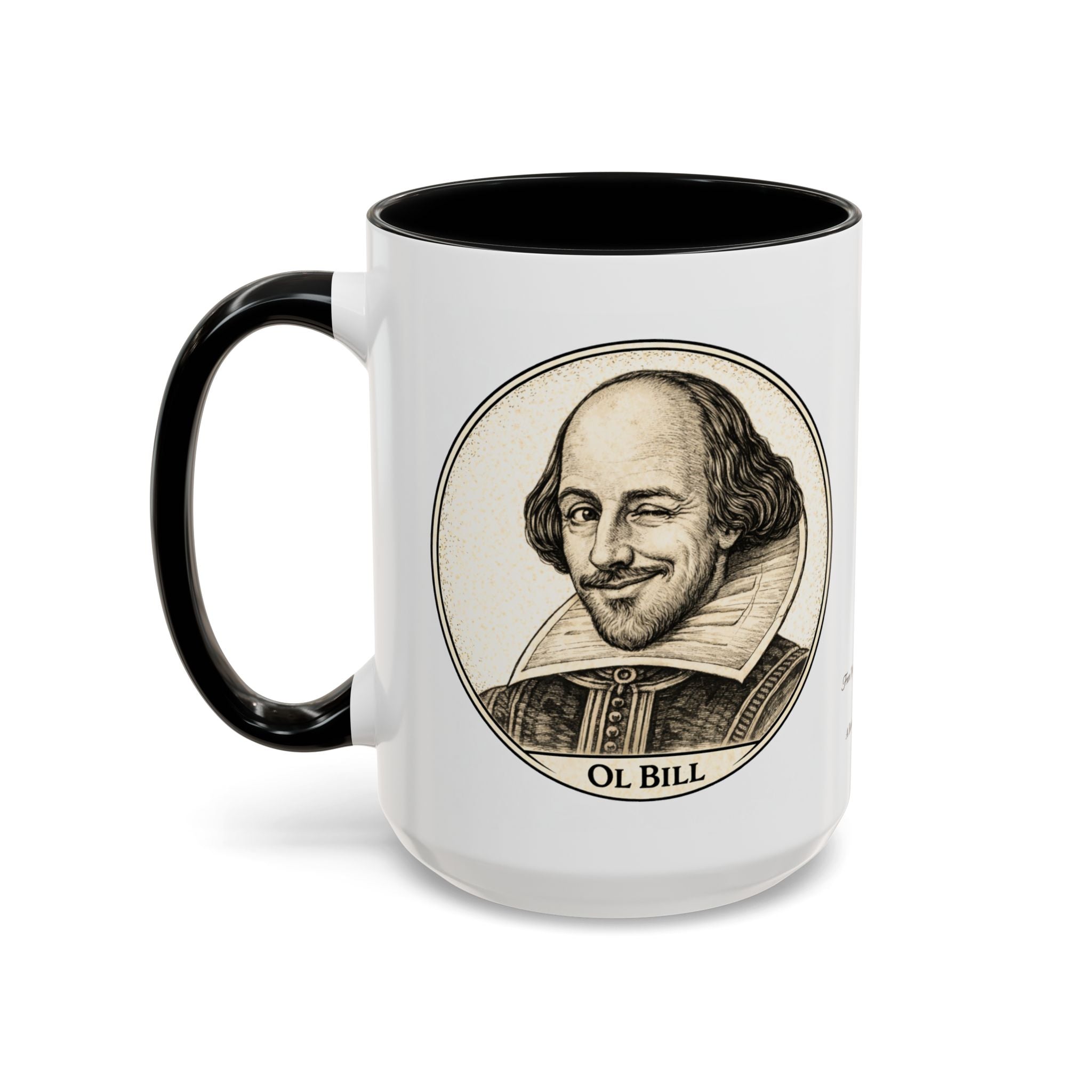 Shakespeare -- The Bard & Ol Bill -- Ceramic Mug