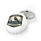 Poe's Raven Bottle Opener — Vintage 'Bird Sanctuary: Ravens Only' Cap Opener