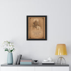 Twain on Schooling -- Framed Vintage Literary Print -- The Author's Gallery