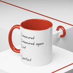 Lady of the Quilt Accent Coffee Mug — 'Legacy in Every Stitch' Quilting Gift
