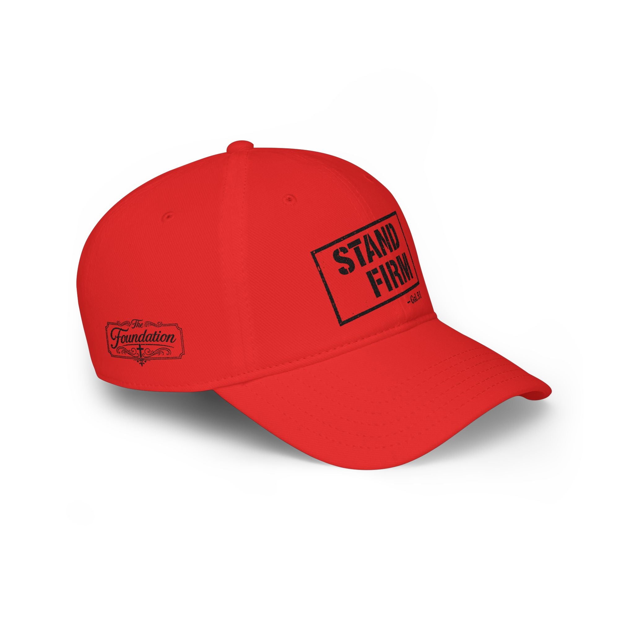 Stand Firm — Galatians 5:1 — Embroidered Cap | The Foundation Collection (Light Colors)