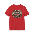 All-Time Quarterback Emeritus T-Shirt — Backyard Division Football Tee
