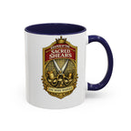 Keeper of the Sacred Shears Coffee Mug — Funny Barber/Hairstylist Gift (11/15oz)