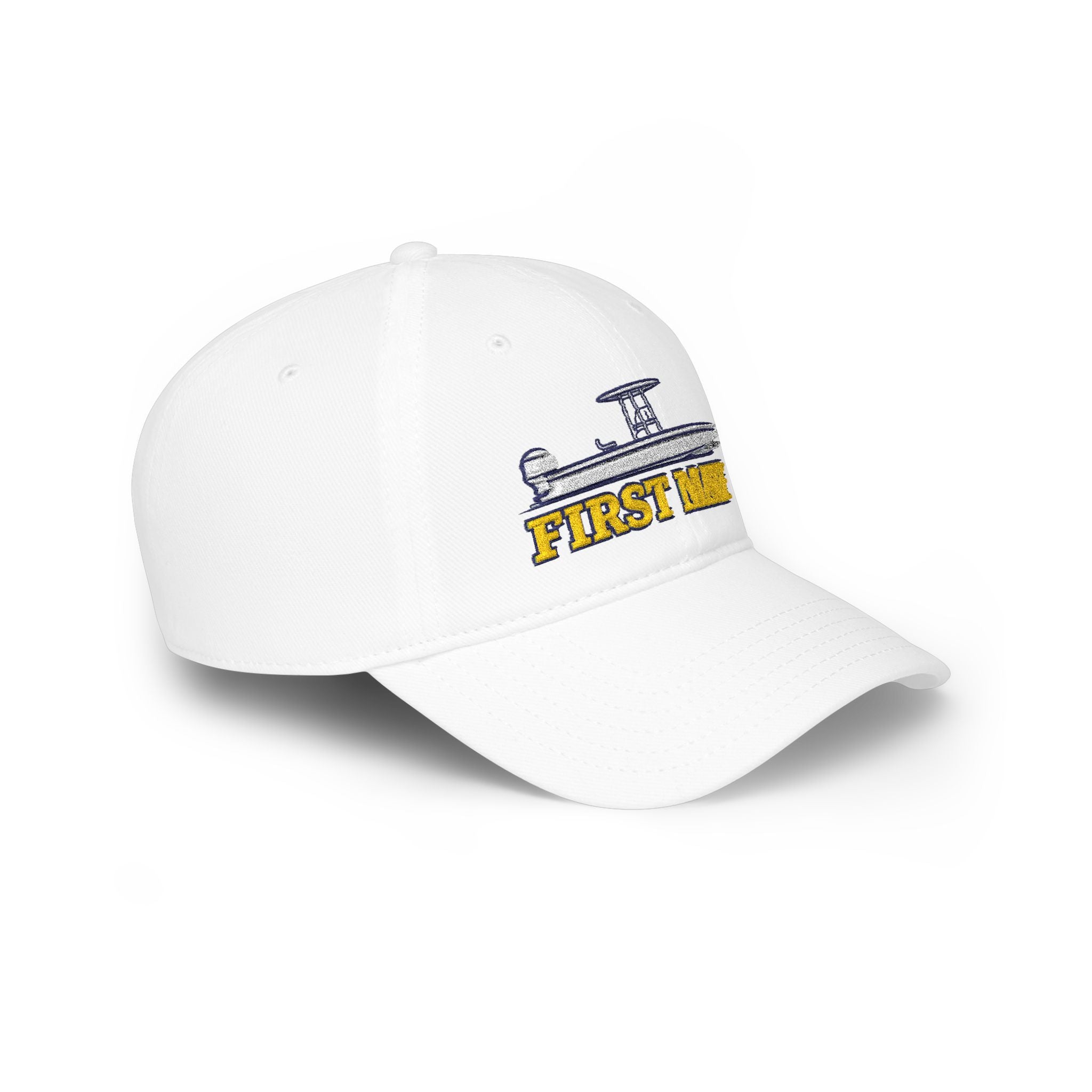 First Mate Center Console Boat Cap – Embroidered Low Profile Baseball Hat