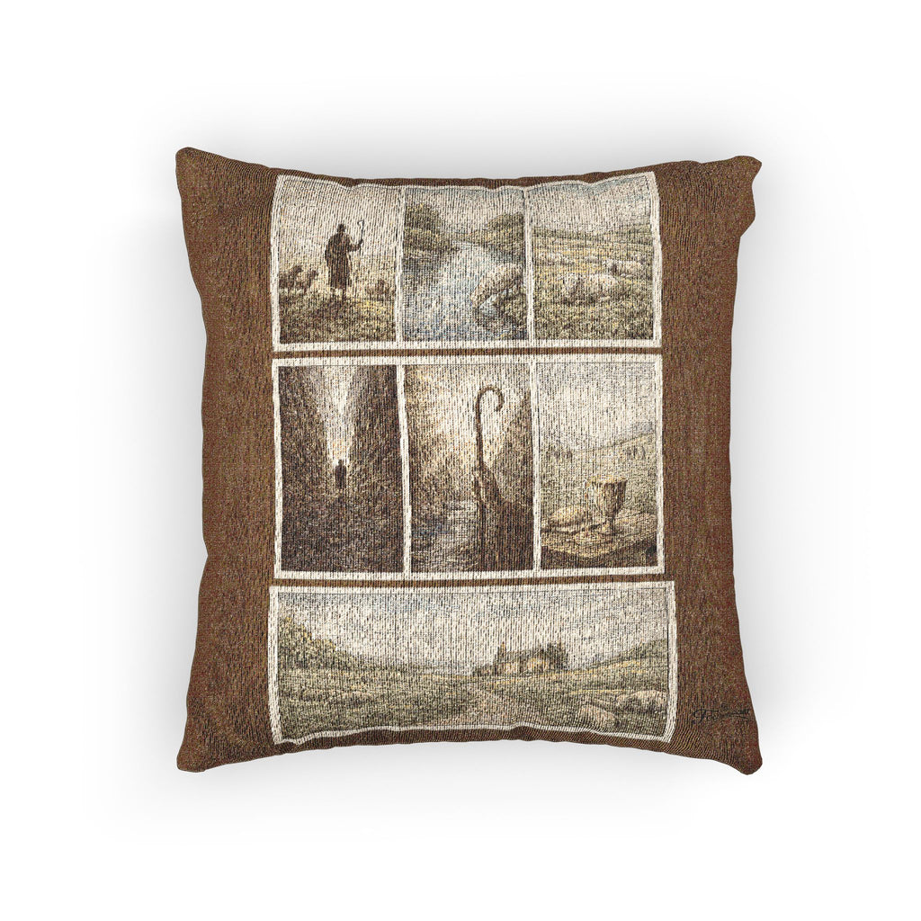 Beside Still Waters — Psalm 23 Tapestry Pillow