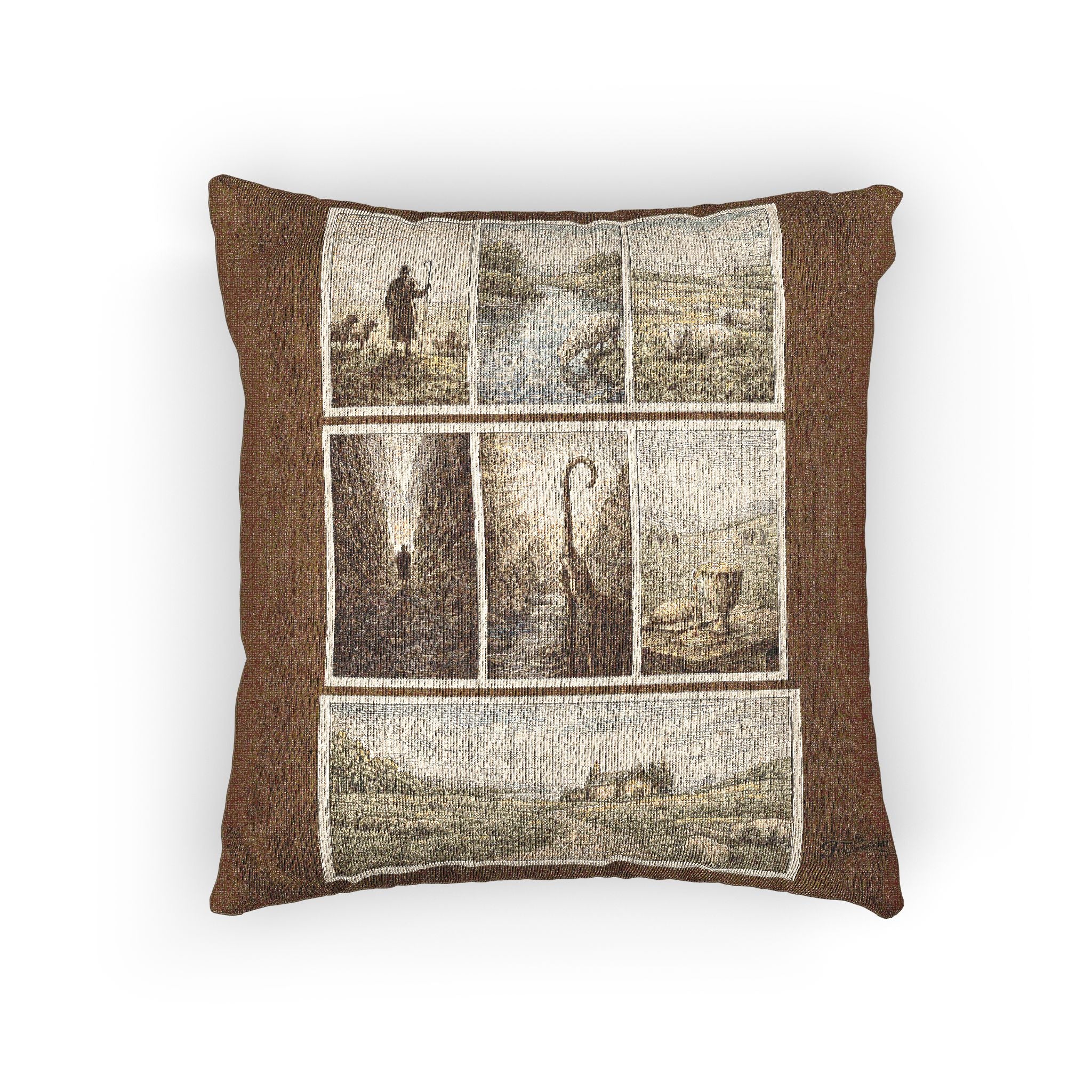Beside Still Waters — Psalm 23 Tapestry Pillow
