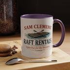 Sam Clemens' Raft Rental Mug