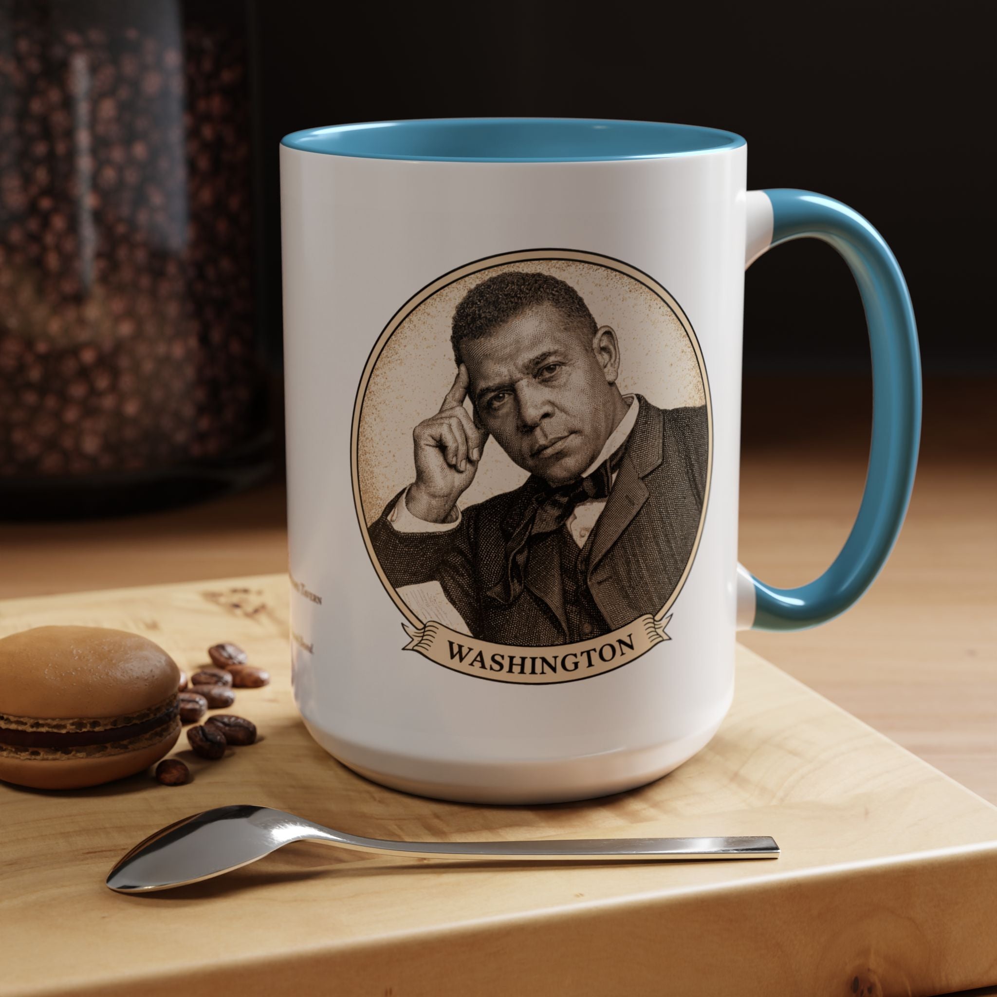 Washington -- The Thinker & Booker -- Ceramic Mug