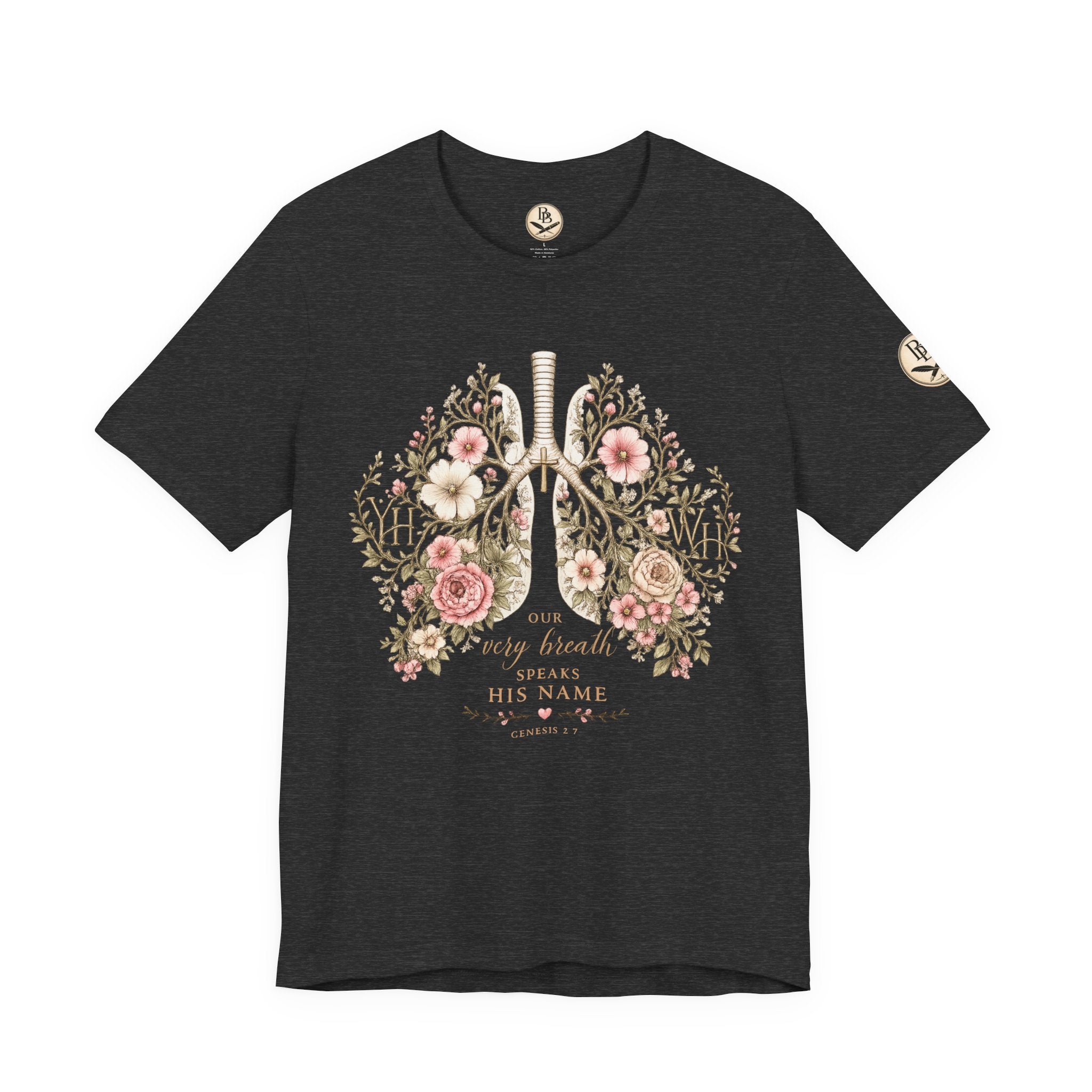 Every Breath Speaks His Name -- Genesis 2:7 (Botanical Lung Design)