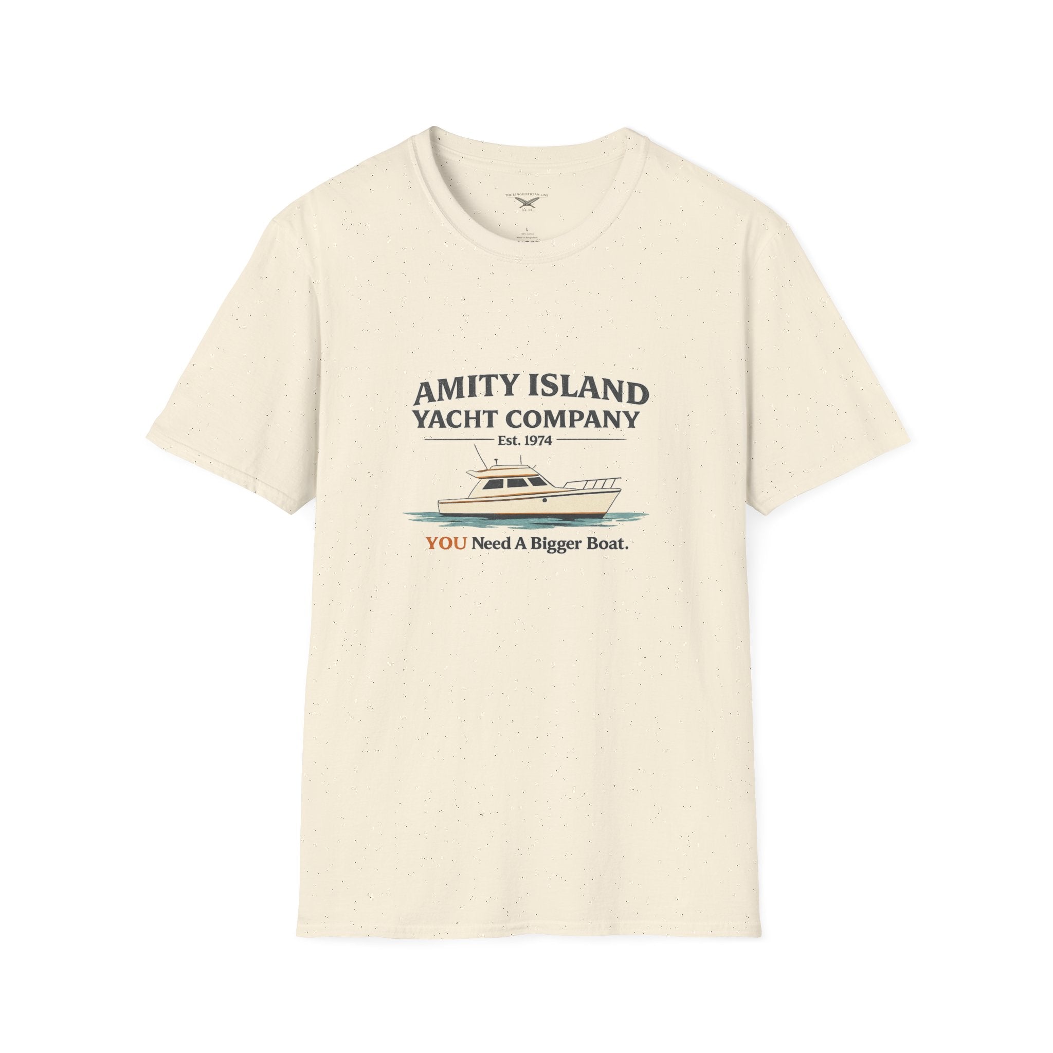 Amity Island Yacht Company T-Shirt — Vintage Literary Humor Tee
