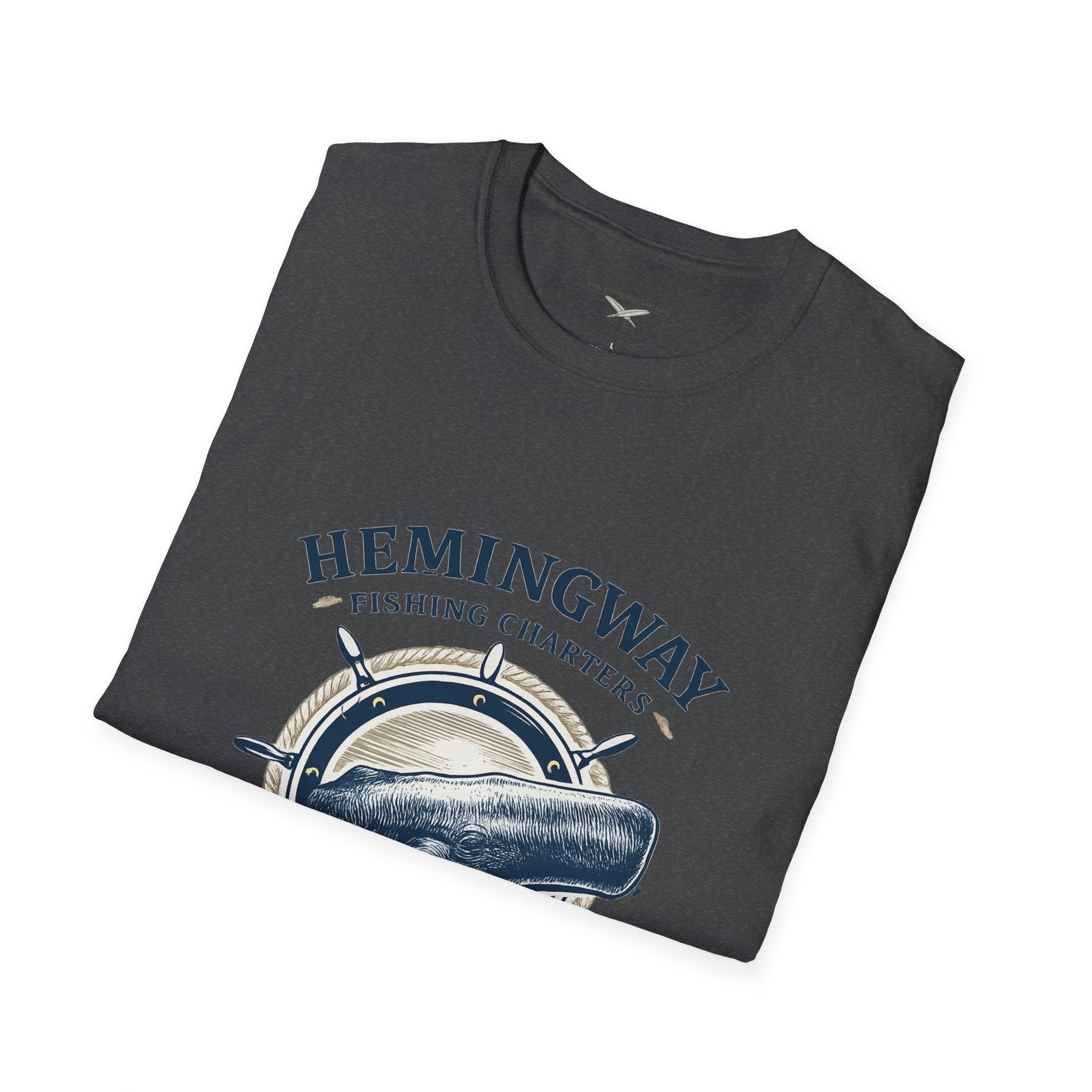 Hemingway Fishing Charters Tee – Vintage Literary Humor Tee
