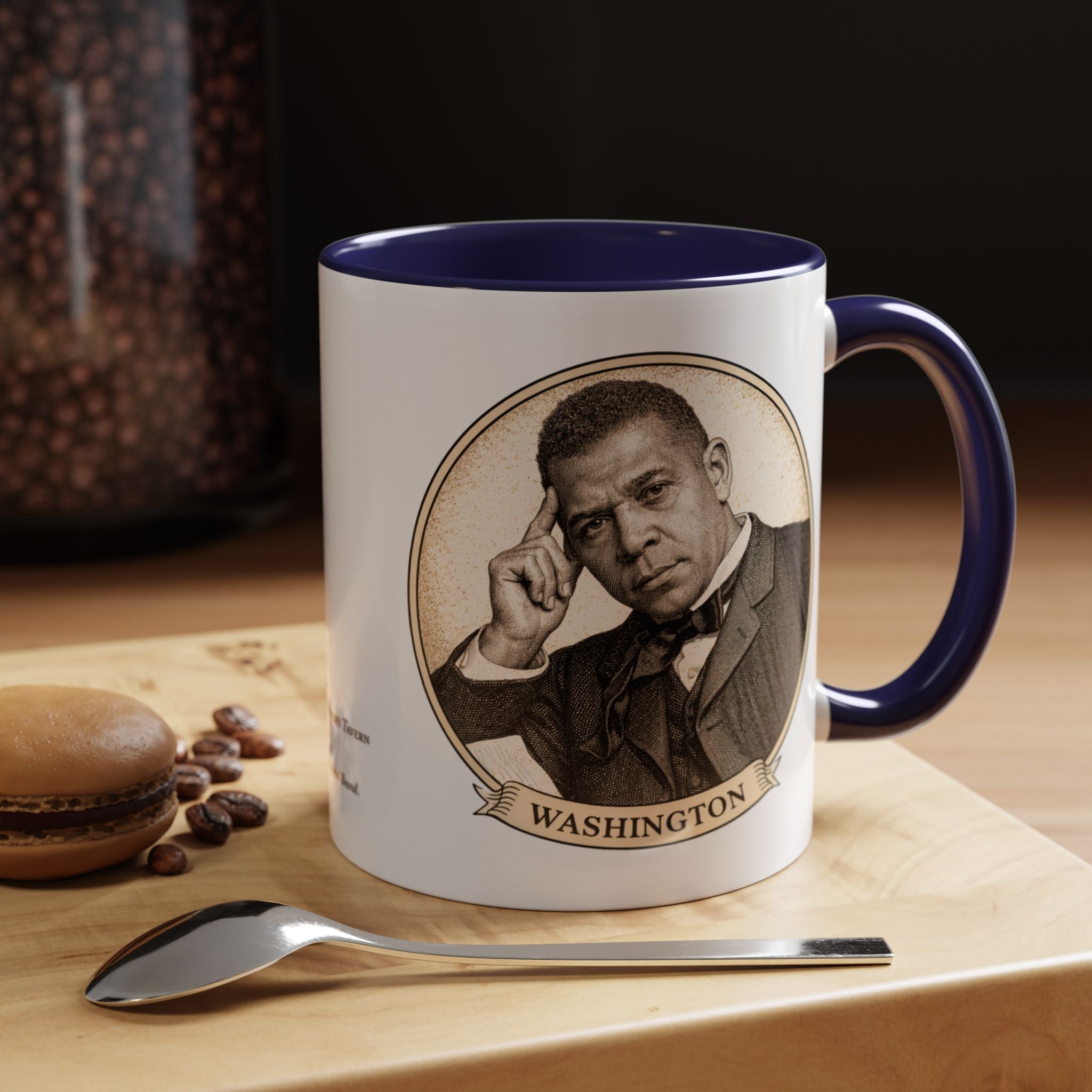 Washington -- The Thinker & Booker -- Ceramic Mug