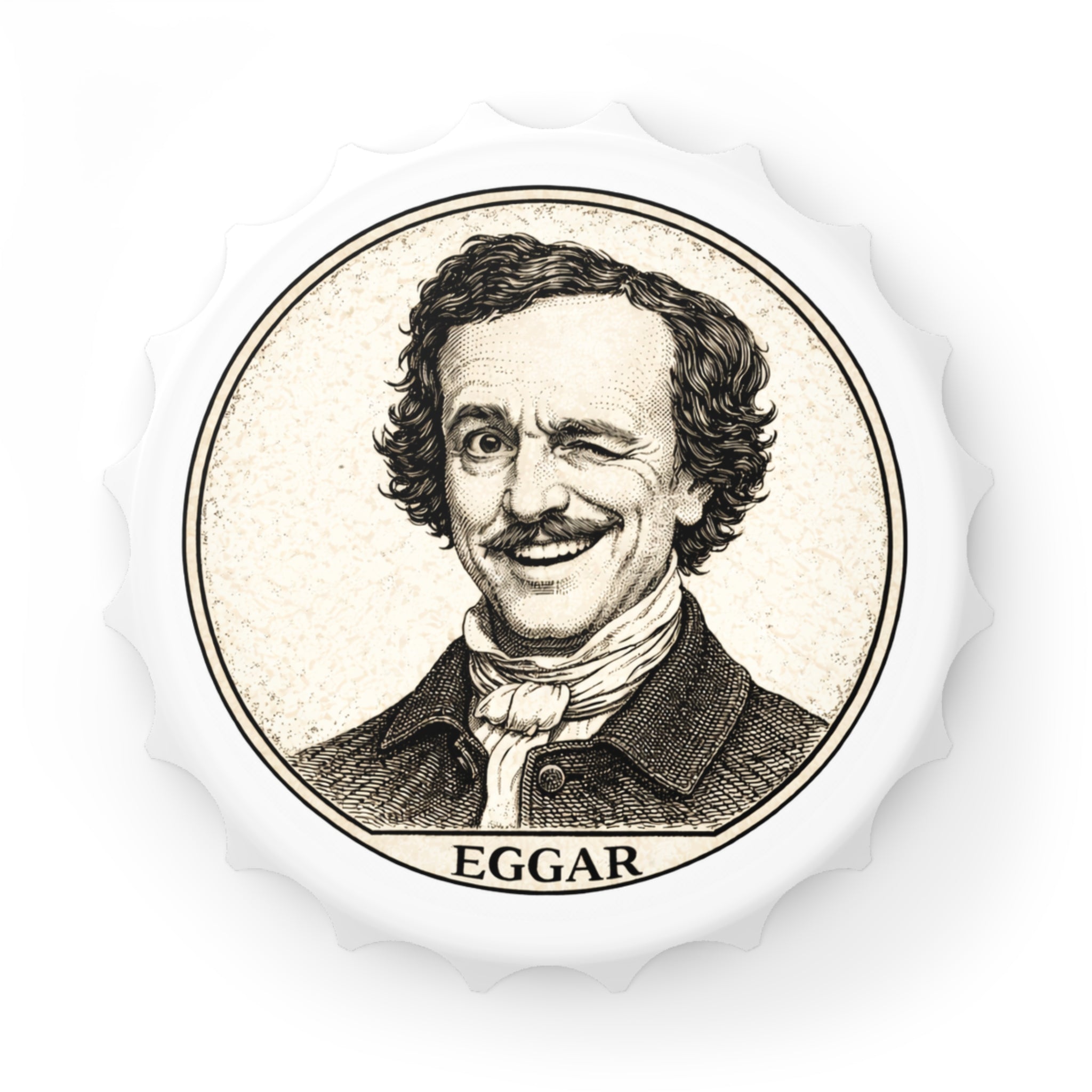Crack One with Eggar -- Magnetic Bottle Opener — The Author's Tavern