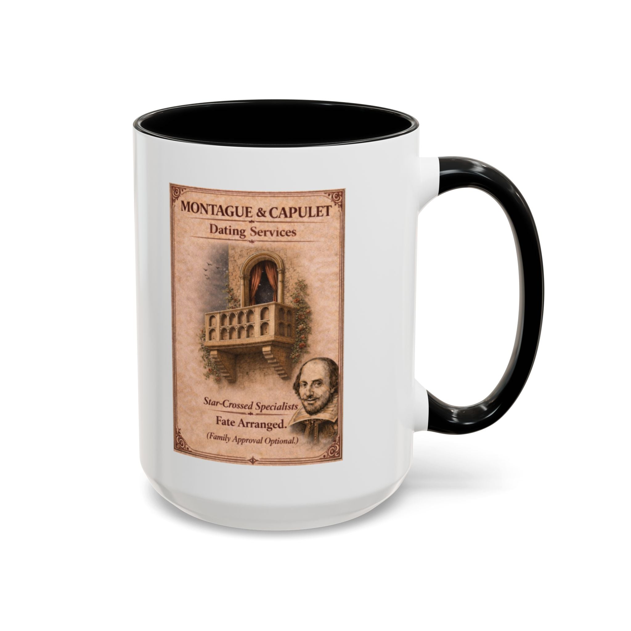 Montague & Capulet Dating Services Mug