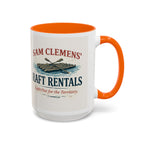 Sam Clemens' Raft Rental Mug