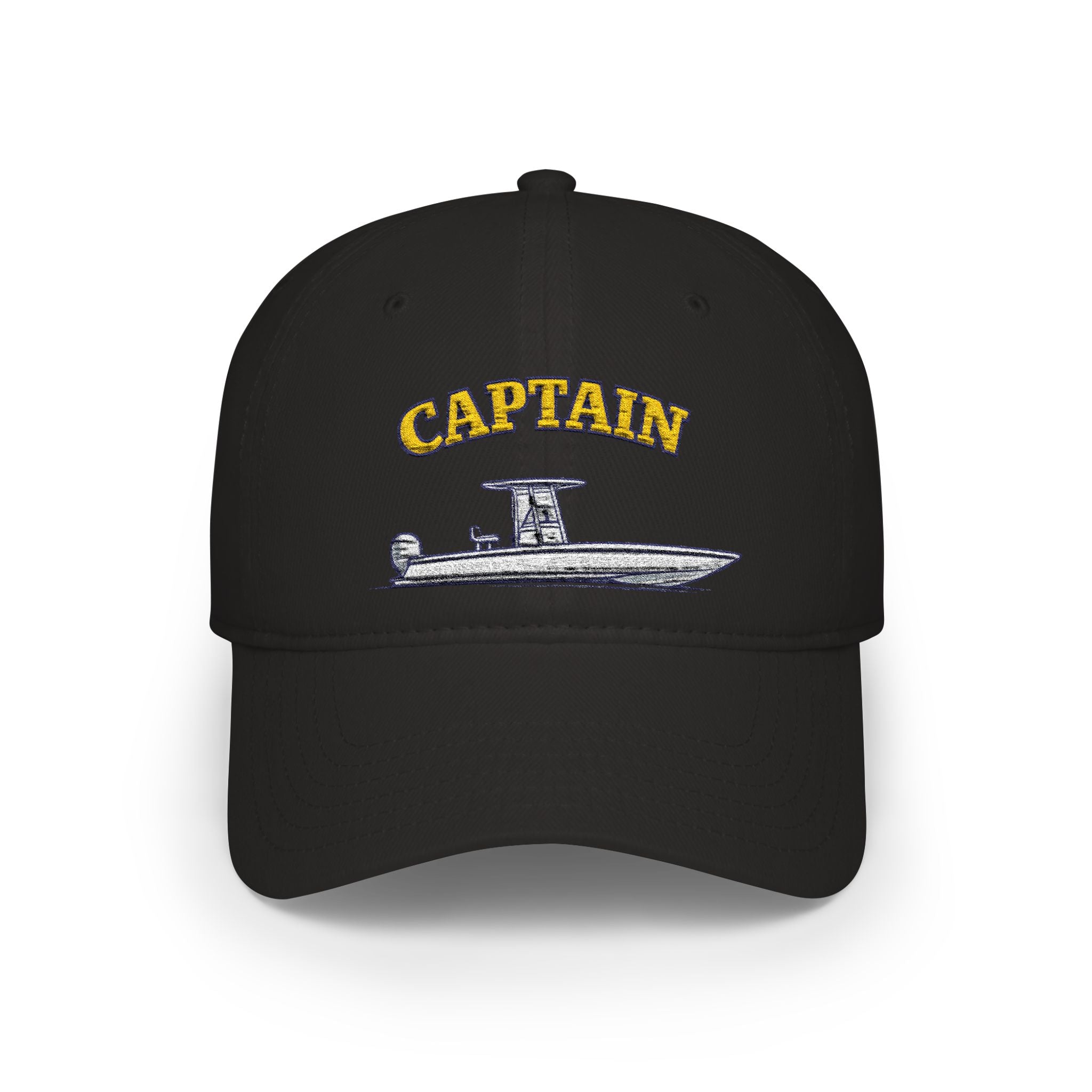Center Console Captain Hat -- Low Profile Baseball Cap