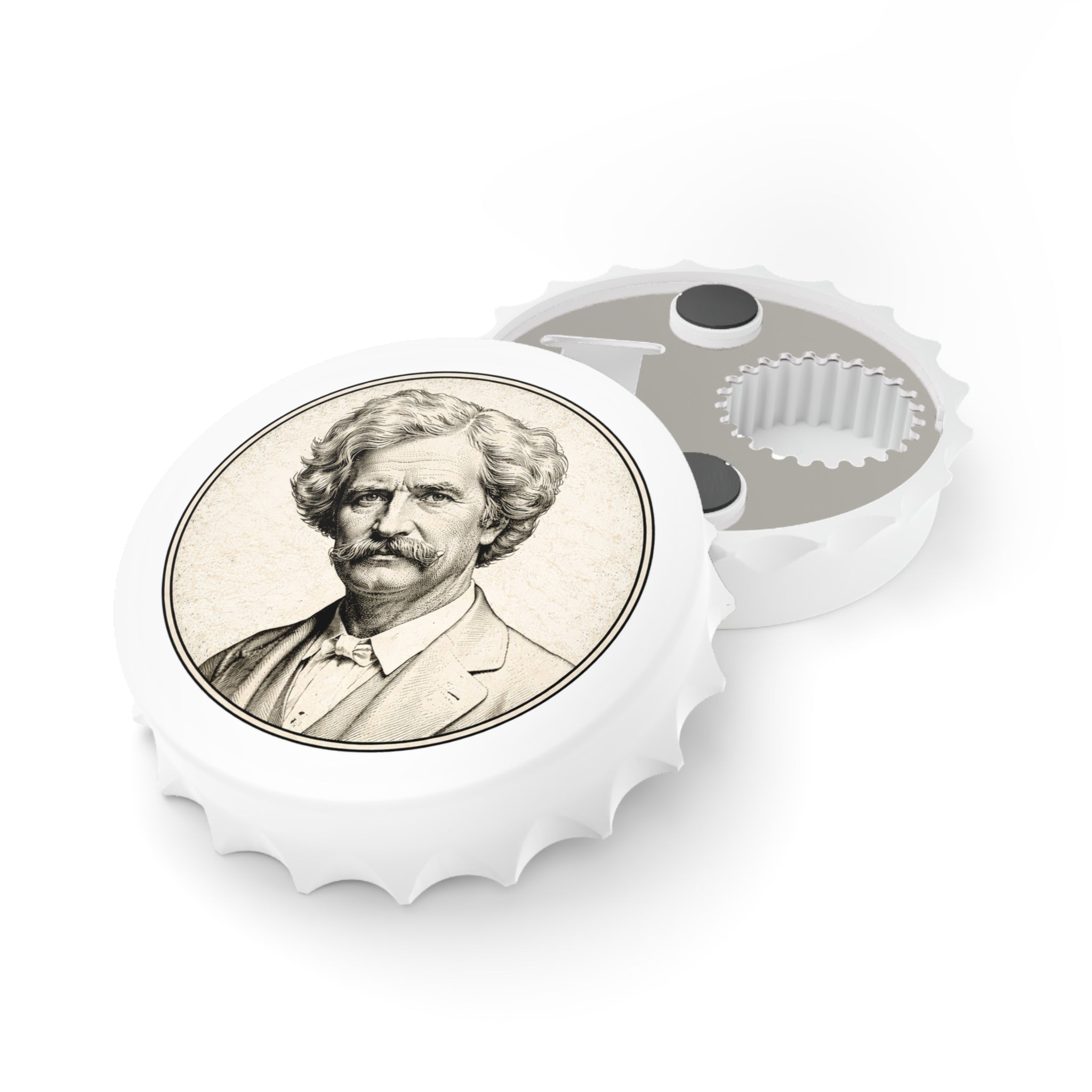 Vintage Mark Twain Bottle Opener — Literary Quote Gift