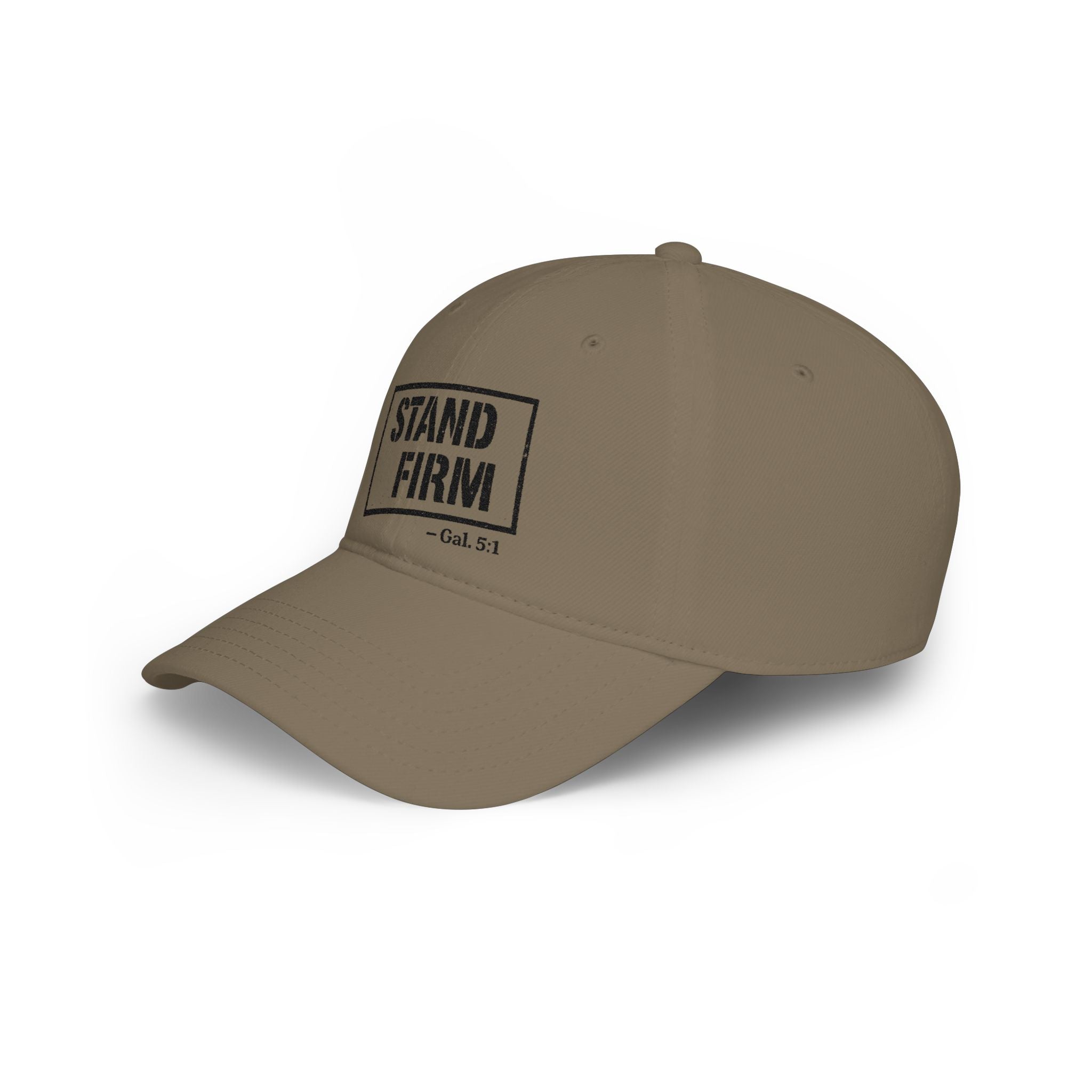 Stand Firm — Galatians 5:1 — Embroidered Cap | The Foundation Collection (Light Colors)