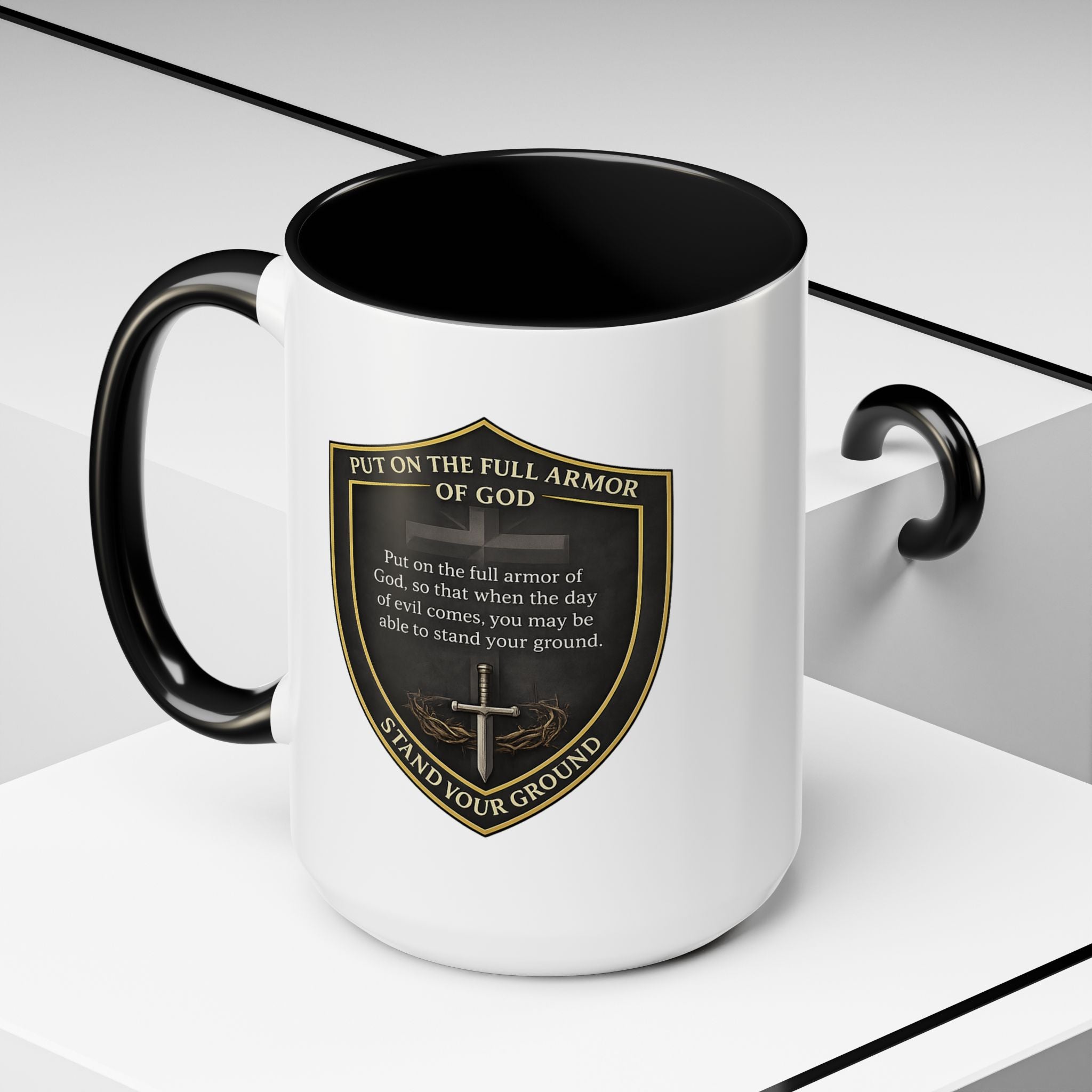 Ephesians 6:13 Coffee Mug — The Foundation Collection (15 oz)