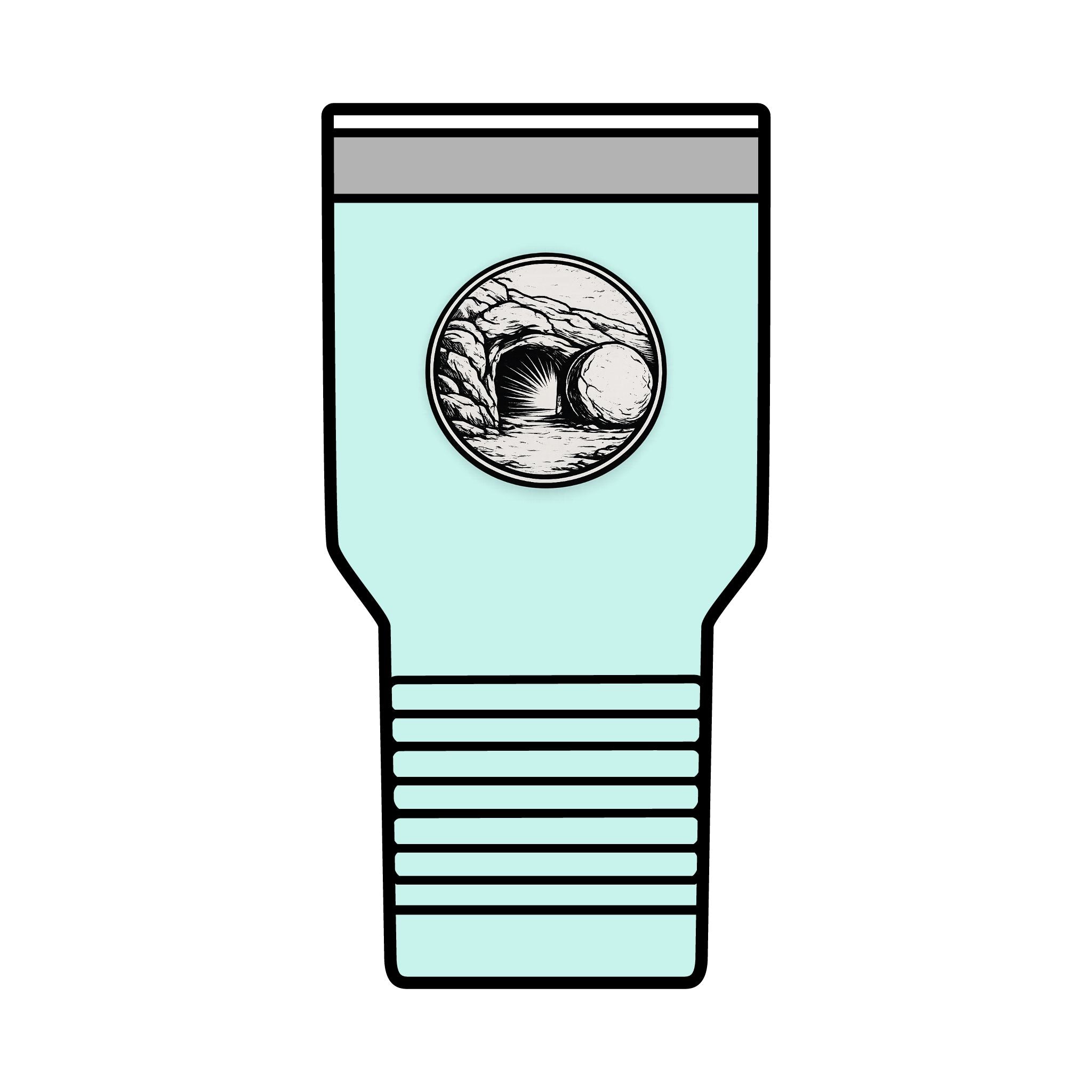 Matt 28:6, 'IYKYK'.  Christian Travel Cup, 30oz Insulated Tumbler —