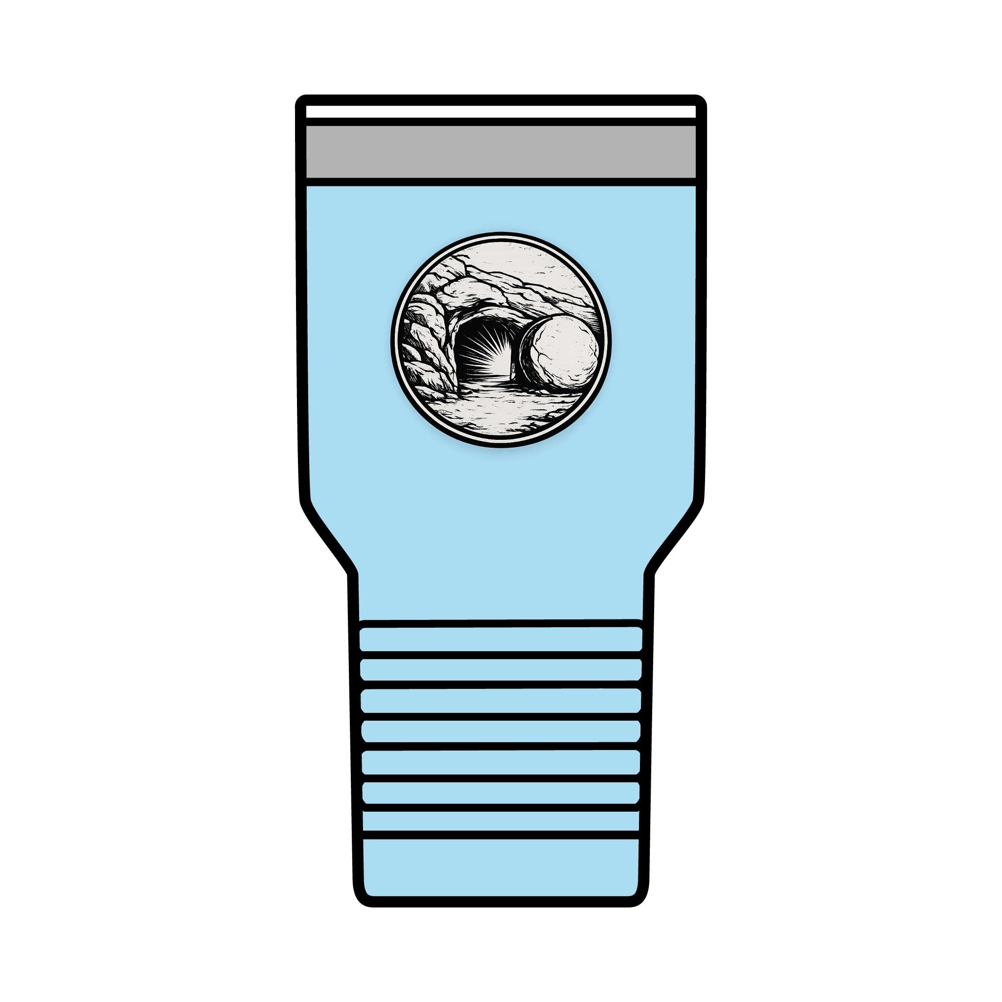 Matt 28:6, 'IYKYK'.  Christian Travel Cup, 30oz Insulated Tumbler —