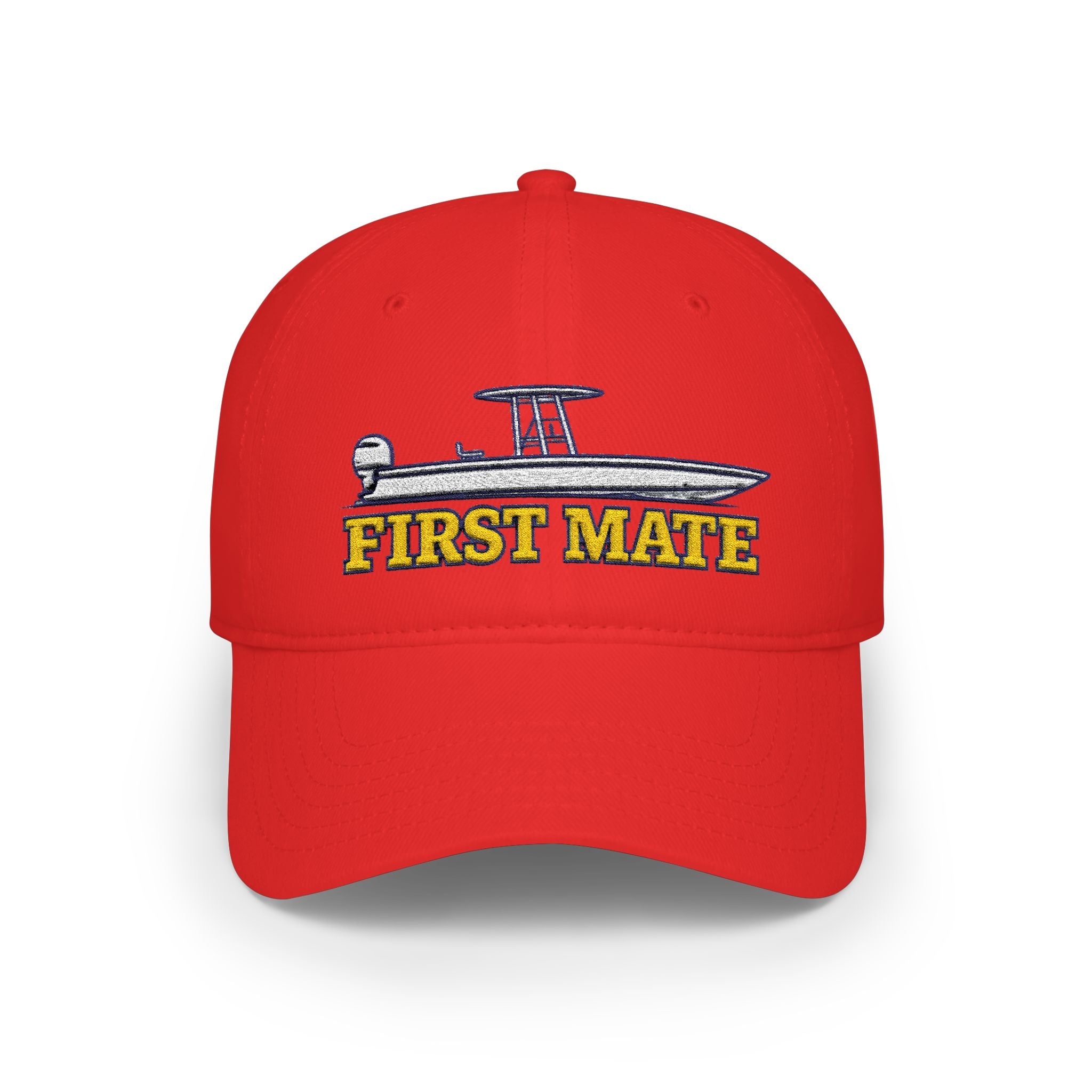 First Mate Center Console Boat Cap – Embroidered Low Profile Baseball Hat