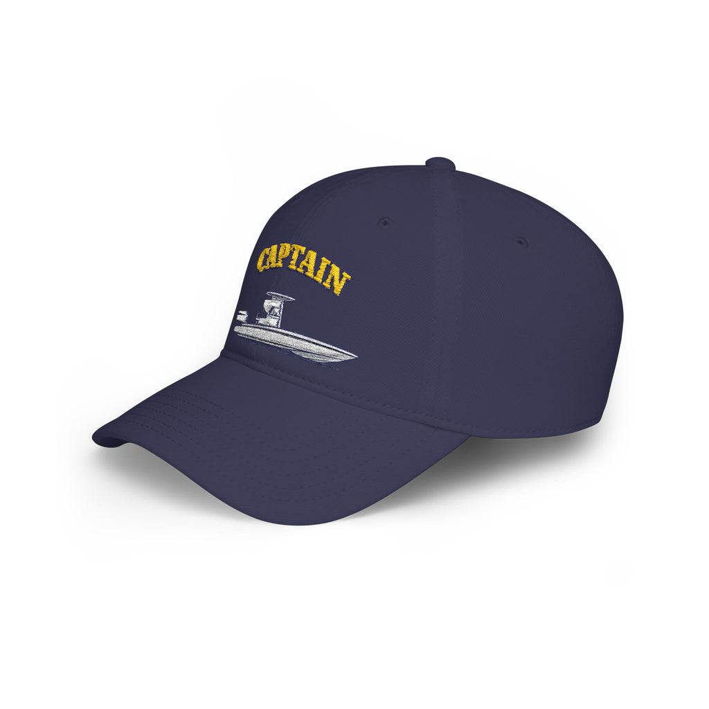 Center Console Captain Hat -- Low Profile Baseball Cap