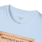 Montague & Capulet Dating Services T-Shirt – Vintage Literary Humor Tee