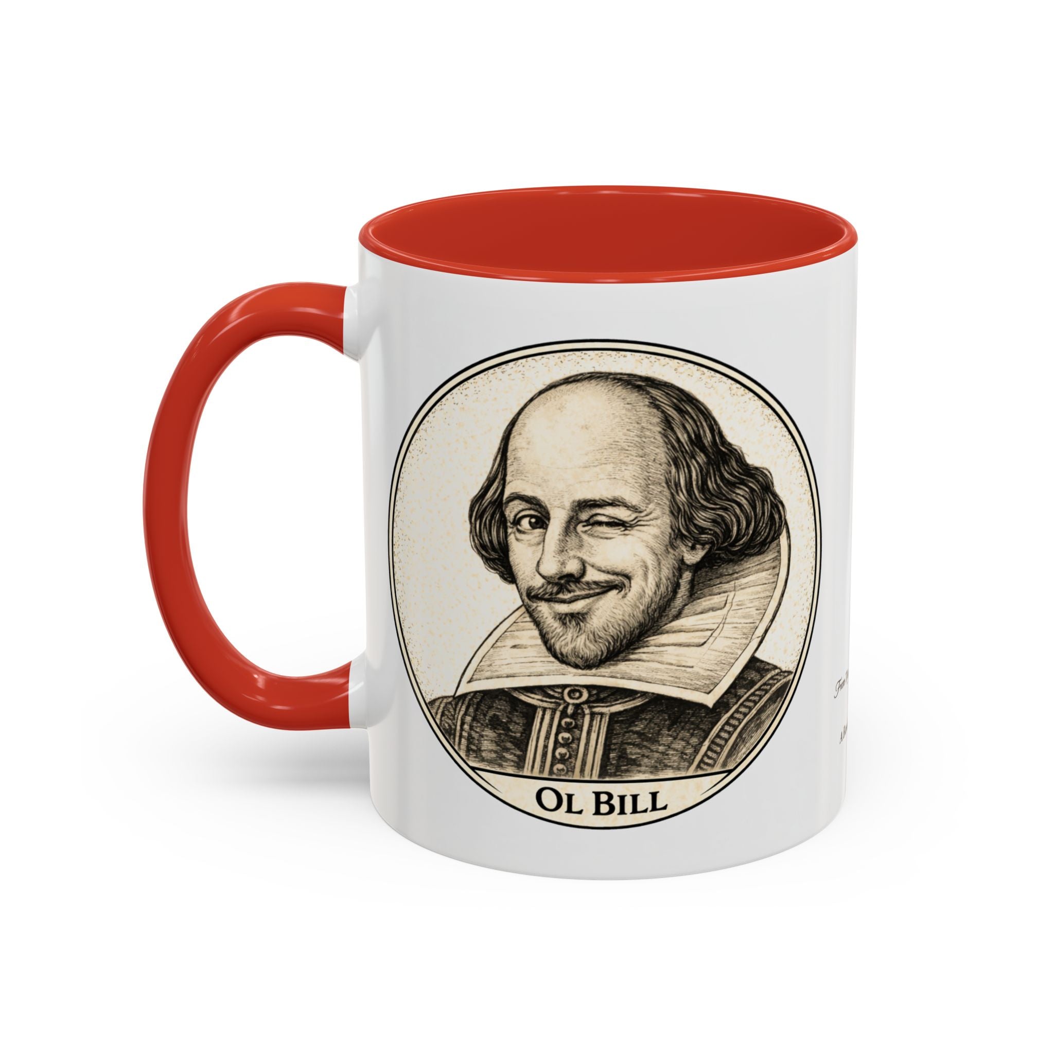 Shakespeare -- The Bard & Ol Bill -- Ceramic Mug