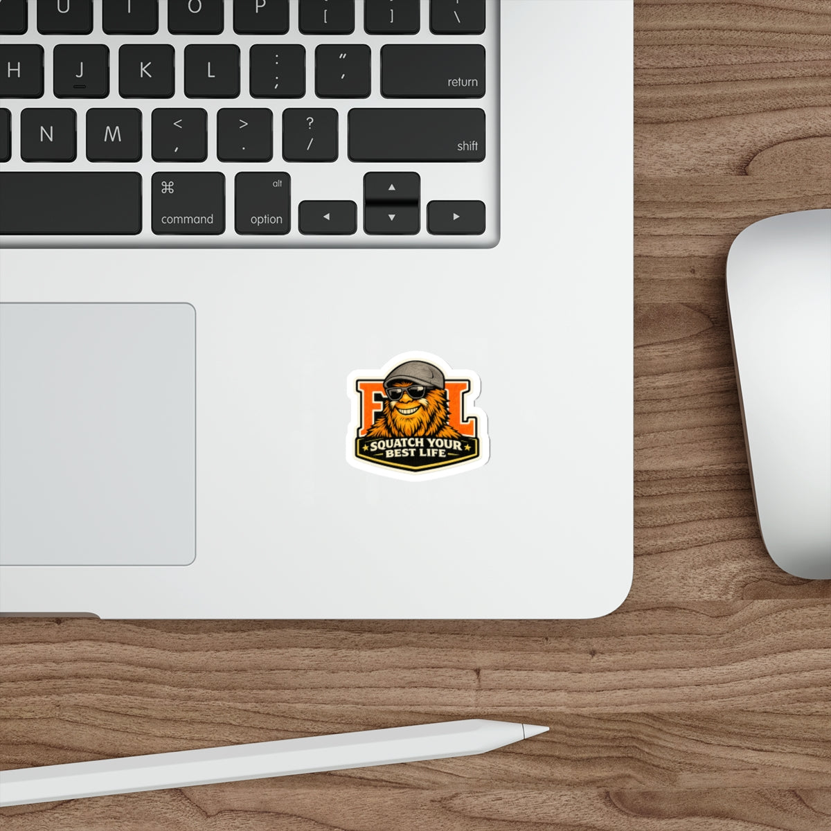 Die-Cut Sticker - 'Squatch Your Best Life' Bigfoot Sasquatch Outdoor Adventure Decal